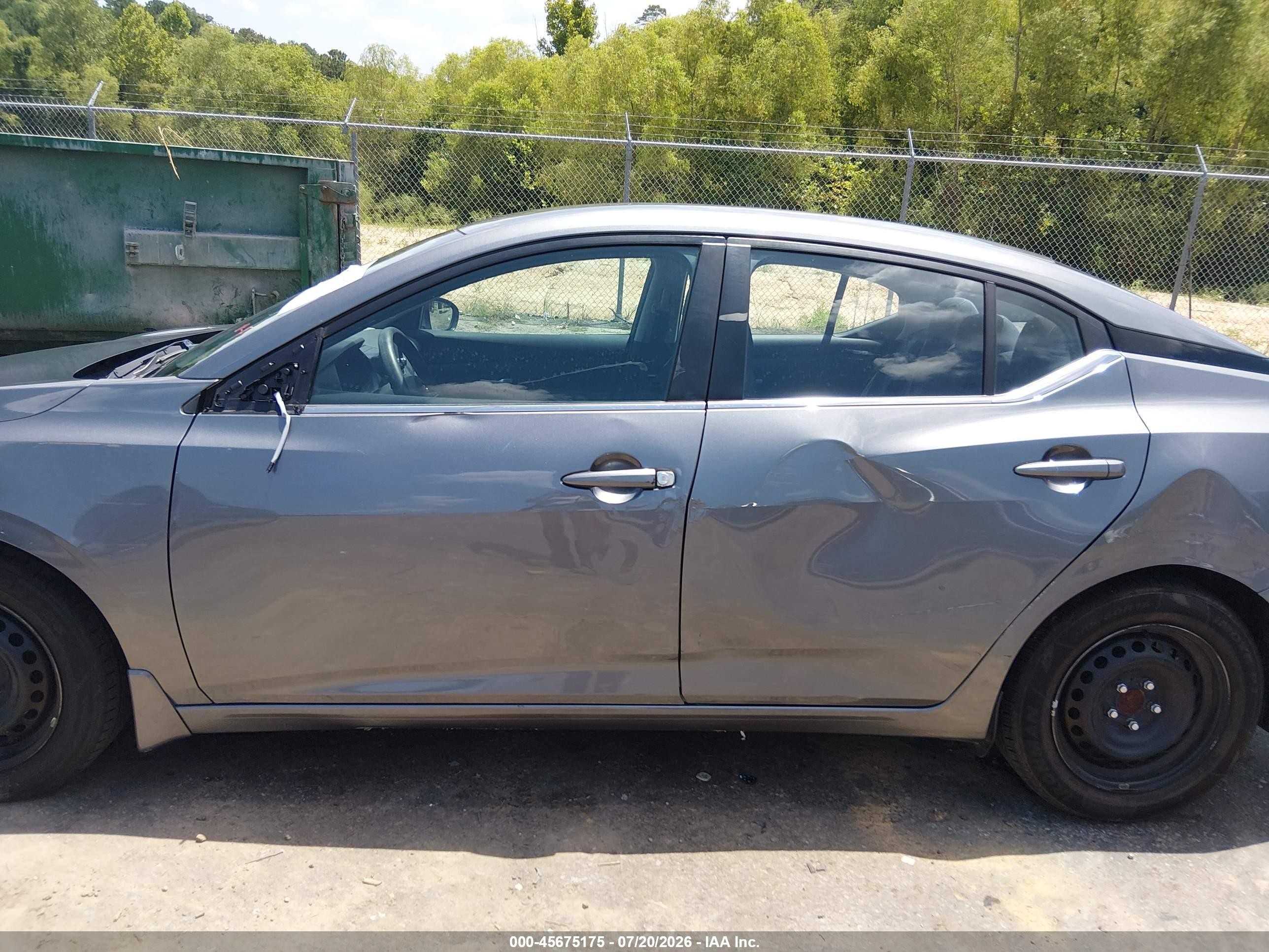2021 Nissan Sentra S Xtronic Cvt Gray vin: 3N1AB8BV0MY304109