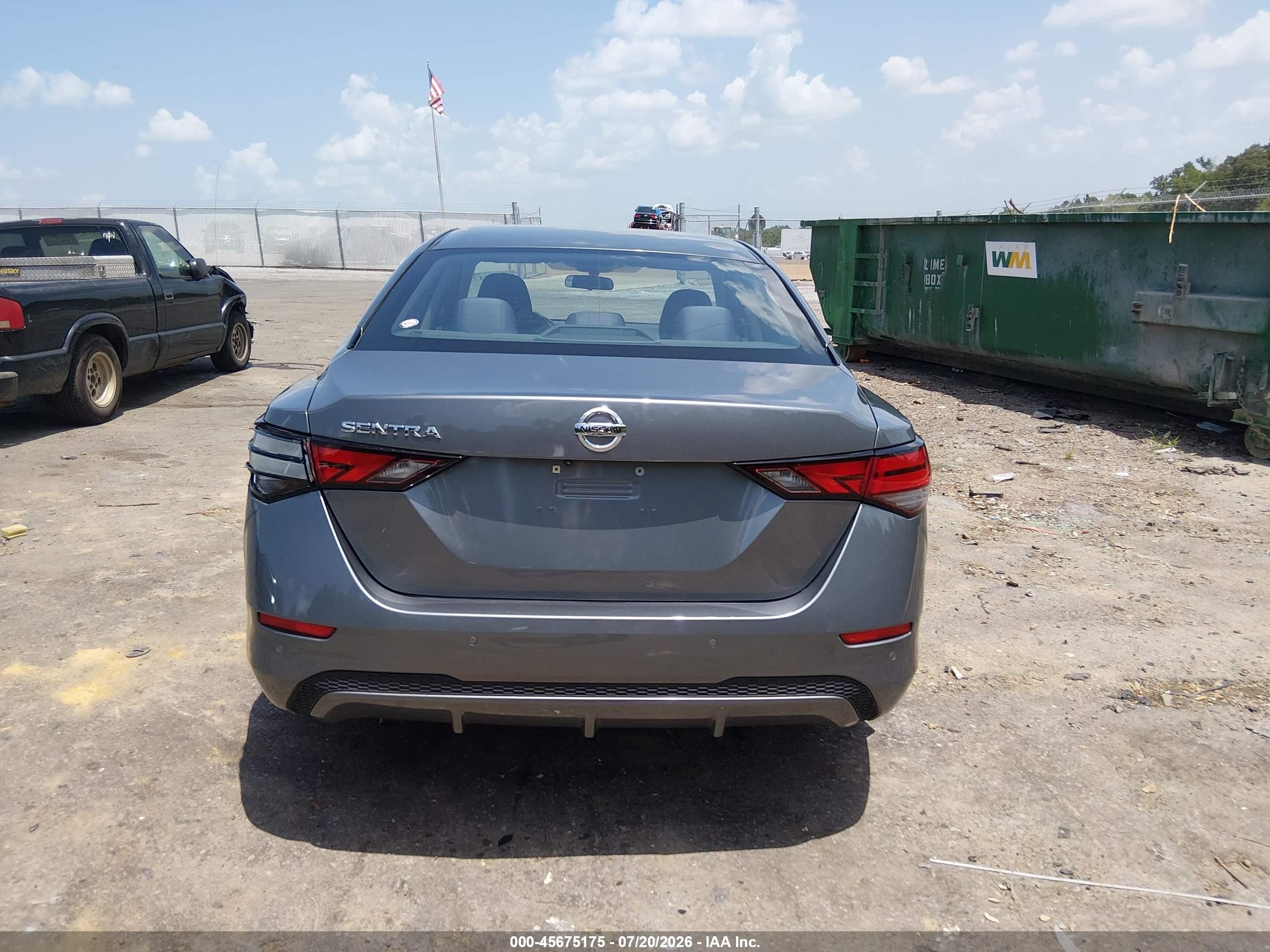 2021 Nissan Sentra S Xtronic Cvt Gray vin: 3N1AB8BV0MY304109