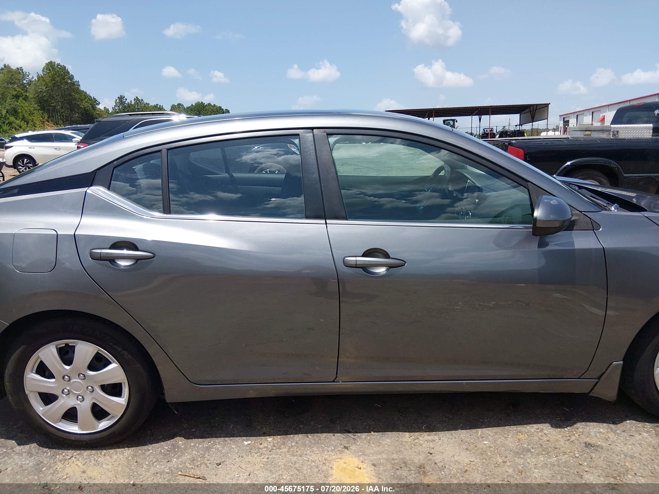 2021 Nissan Sentra S Xtronic Cvt Gray vin: 3N1AB8BV0MY304109