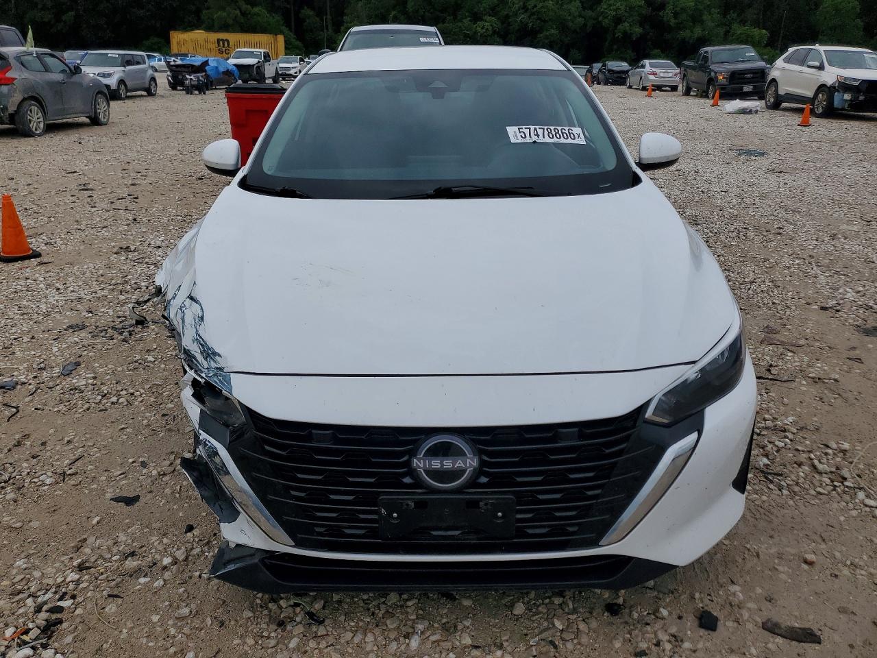 2024 Nissan Sentra S Белый vin: 3N1AB8BV0RY205667
