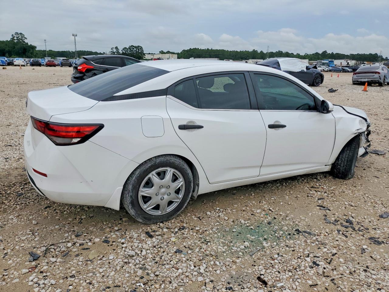 2024 Nissan Sentra S Белый vin: 3N1AB8BV0RY205667