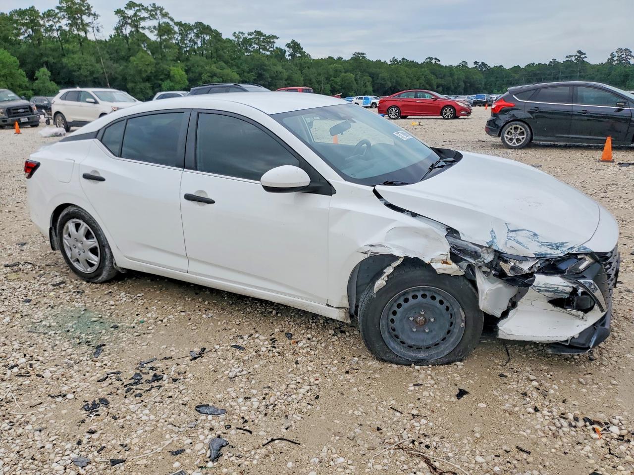 2024 Nissan Sentra S Белый vin: 3N1AB8BV0RY205667
