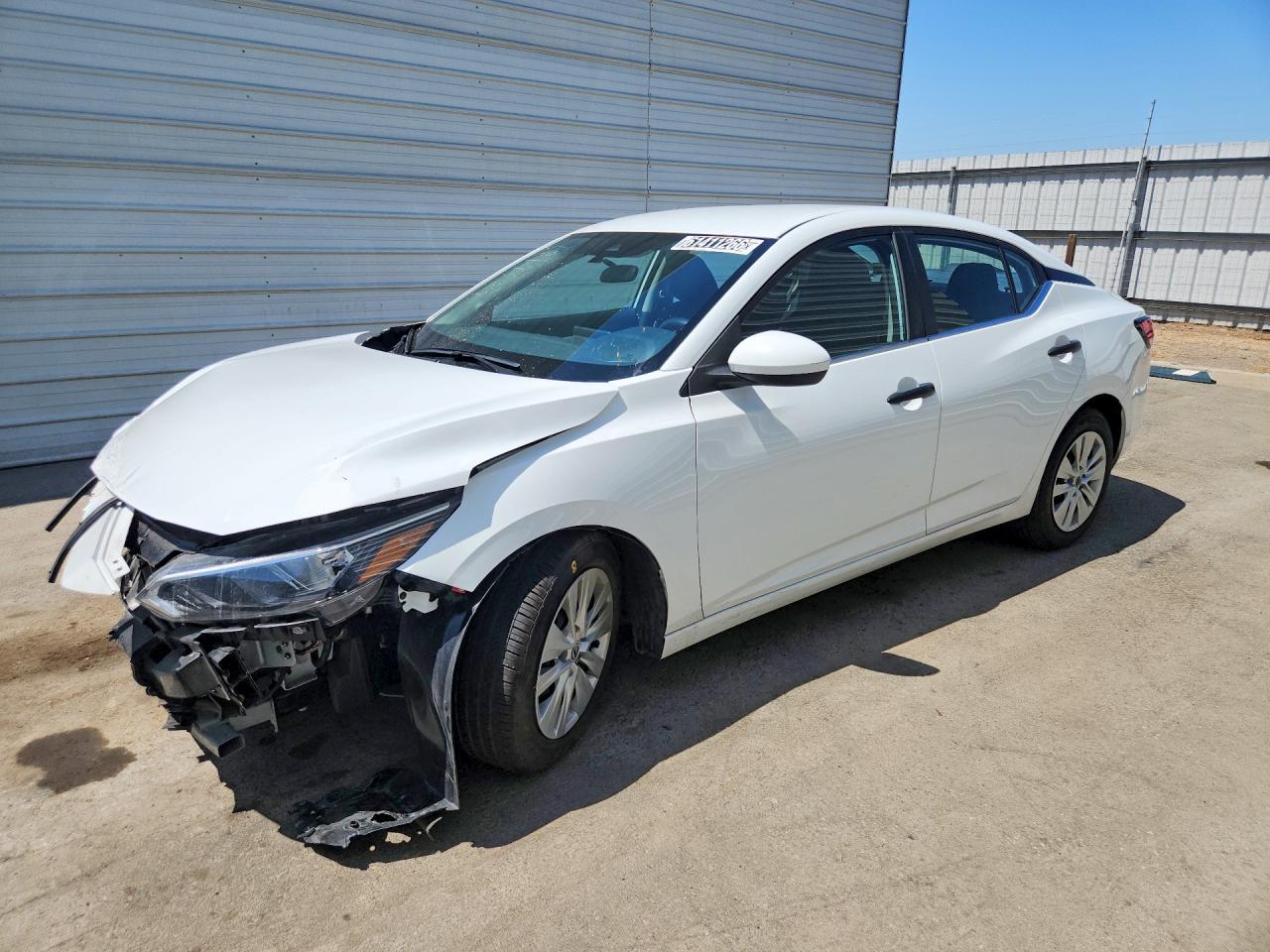 2025 Nissan Sentra S White vin: 3N1AB8BV0SY276518