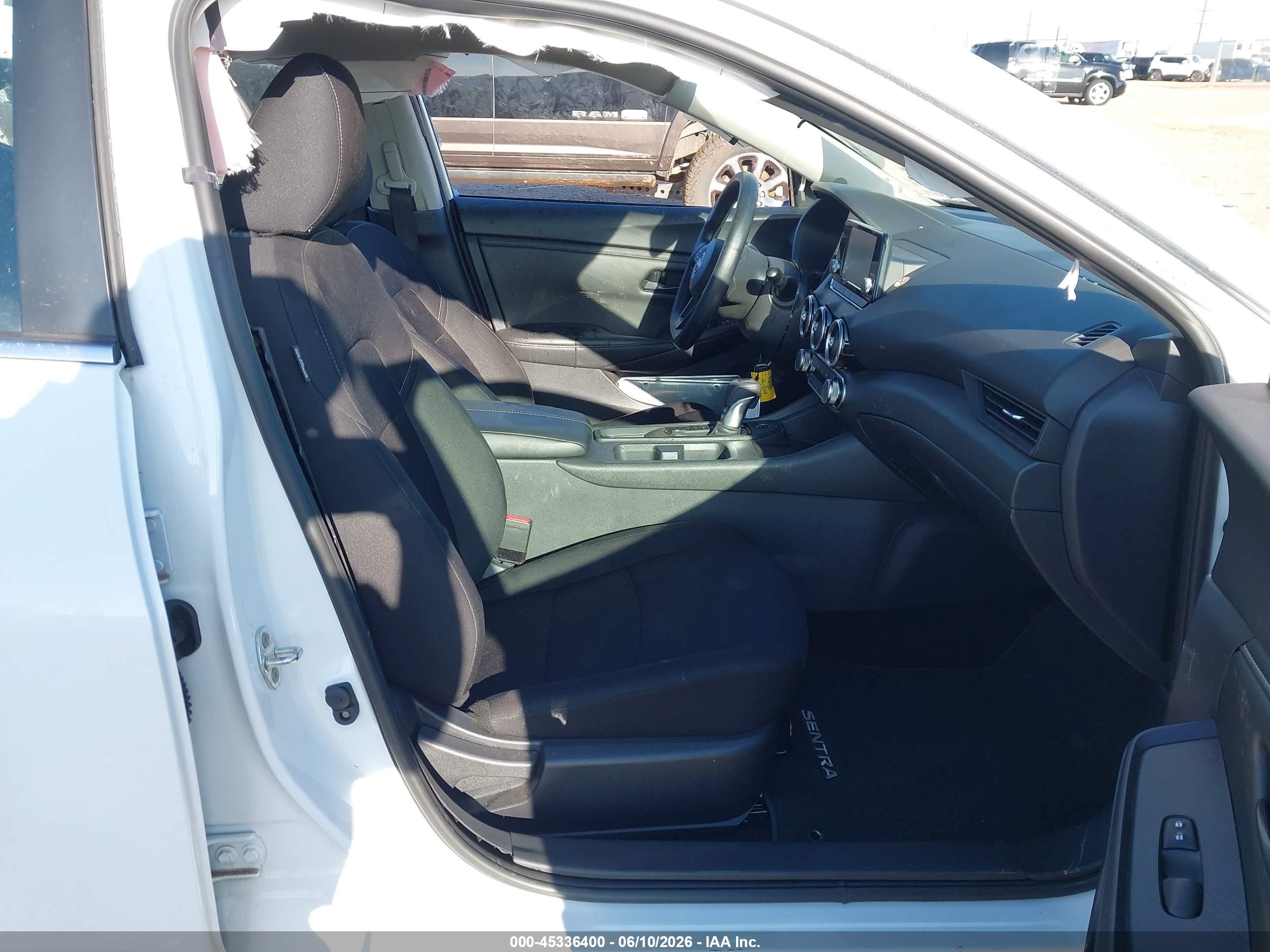 2025 Nissan Sentra S White vin: 3N1AB8BV0SY383309