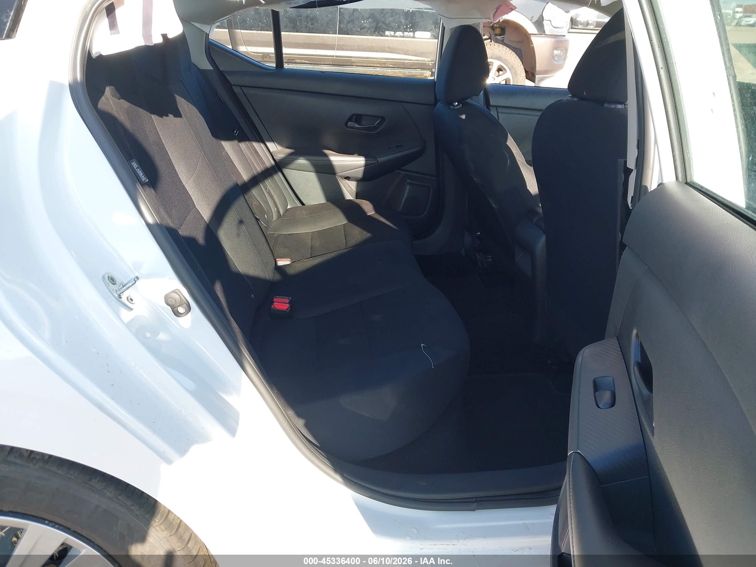 2025 Nissan Sentra S White vin: 3N1AB8BV0SY383309