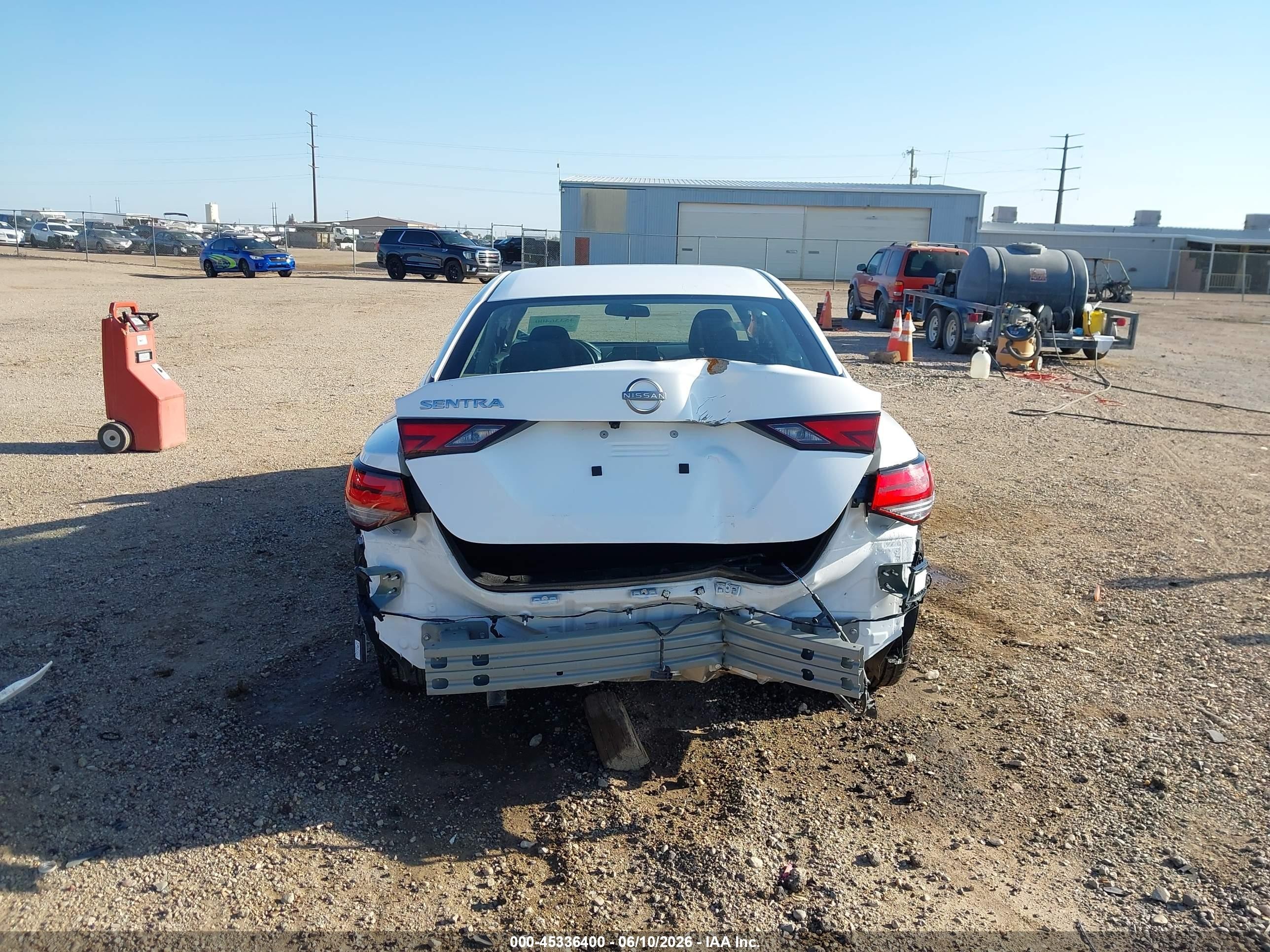 2025 Nissan Sentra S White vin: 3N1AB8BV0SY383309