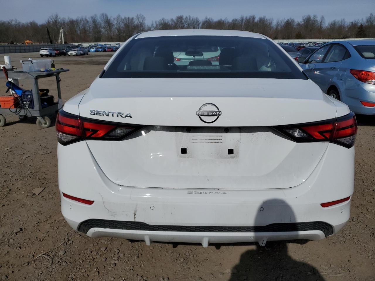 2024 Nissan Sentra S White vin: 3N1AB8BV1RY208108