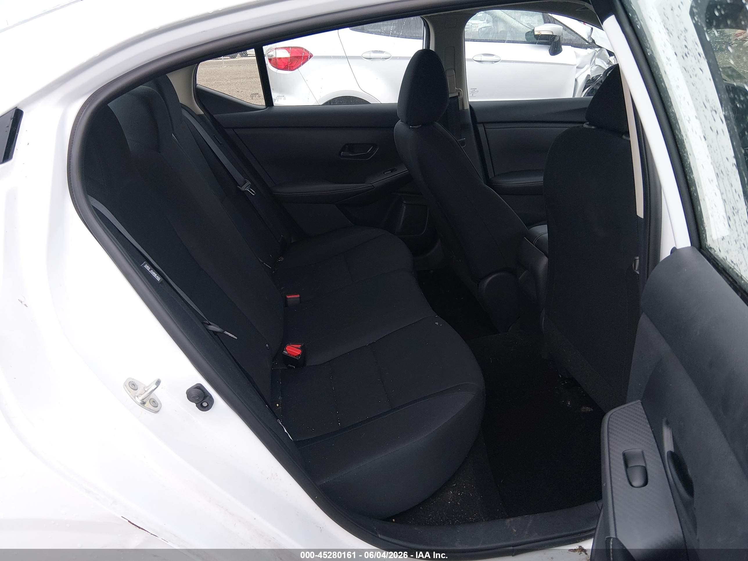 2025 Nissan Sentra S White vin: 3N1AB8BV1SY361383