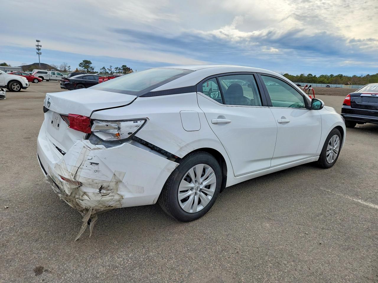 2023 Nissan Sentra S White vin: 3N1AB8BV2PY296888