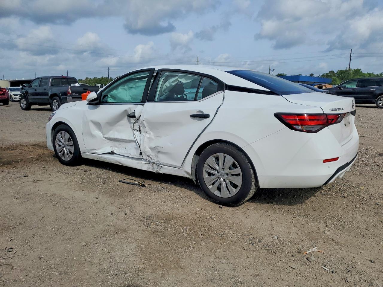 2024 Nissan Sentra S White vin: 3N1AB8BV2RY290575
