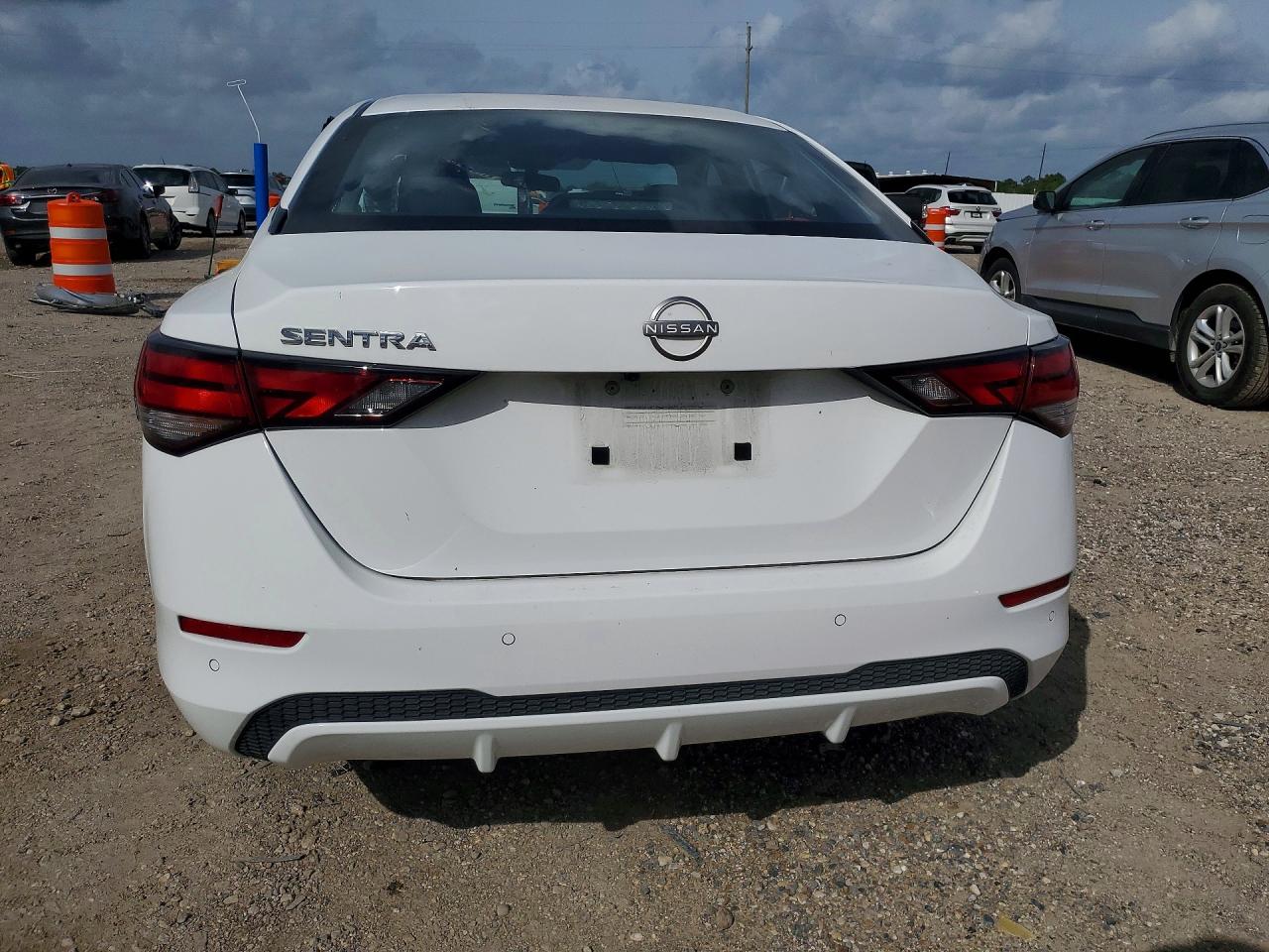 2024 Nissan Sentra S White vin: 3N1AB8BV2RY290575