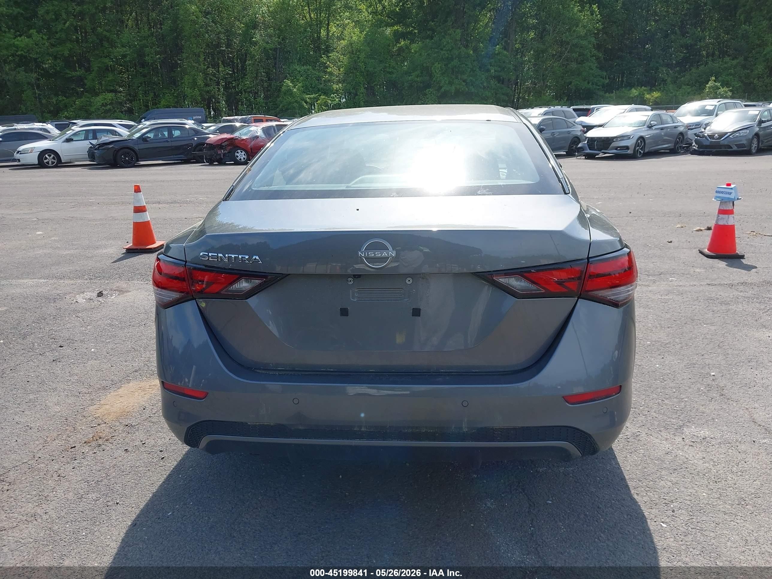 2024 Nissan Sentra S Xtronic Cvt Gray vin: 3N1AB8BV2RY309951