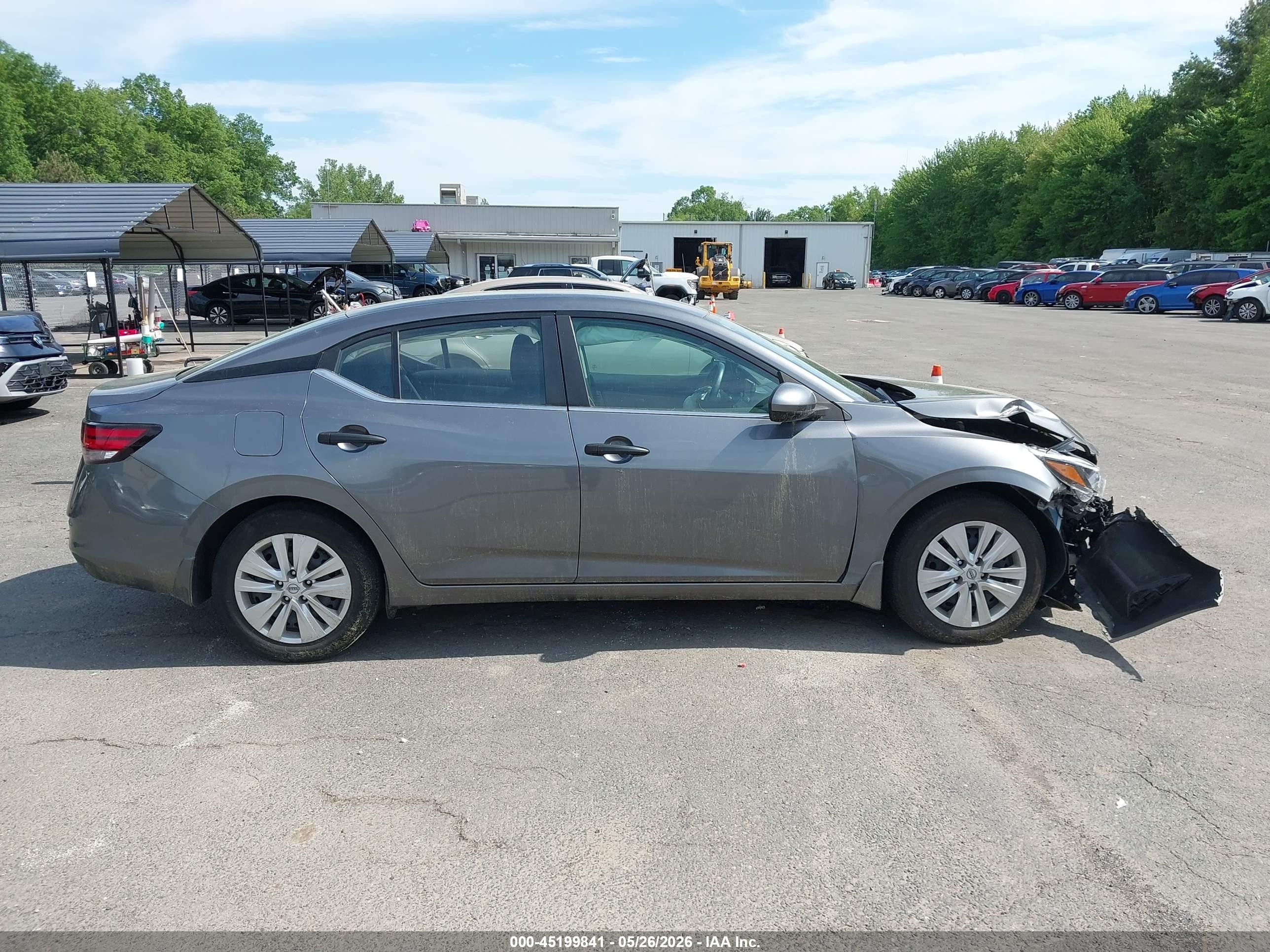 2024 Nissan Sentra S Xtronic Cvt Gray vin: 3N1AB8BV2RY309951
