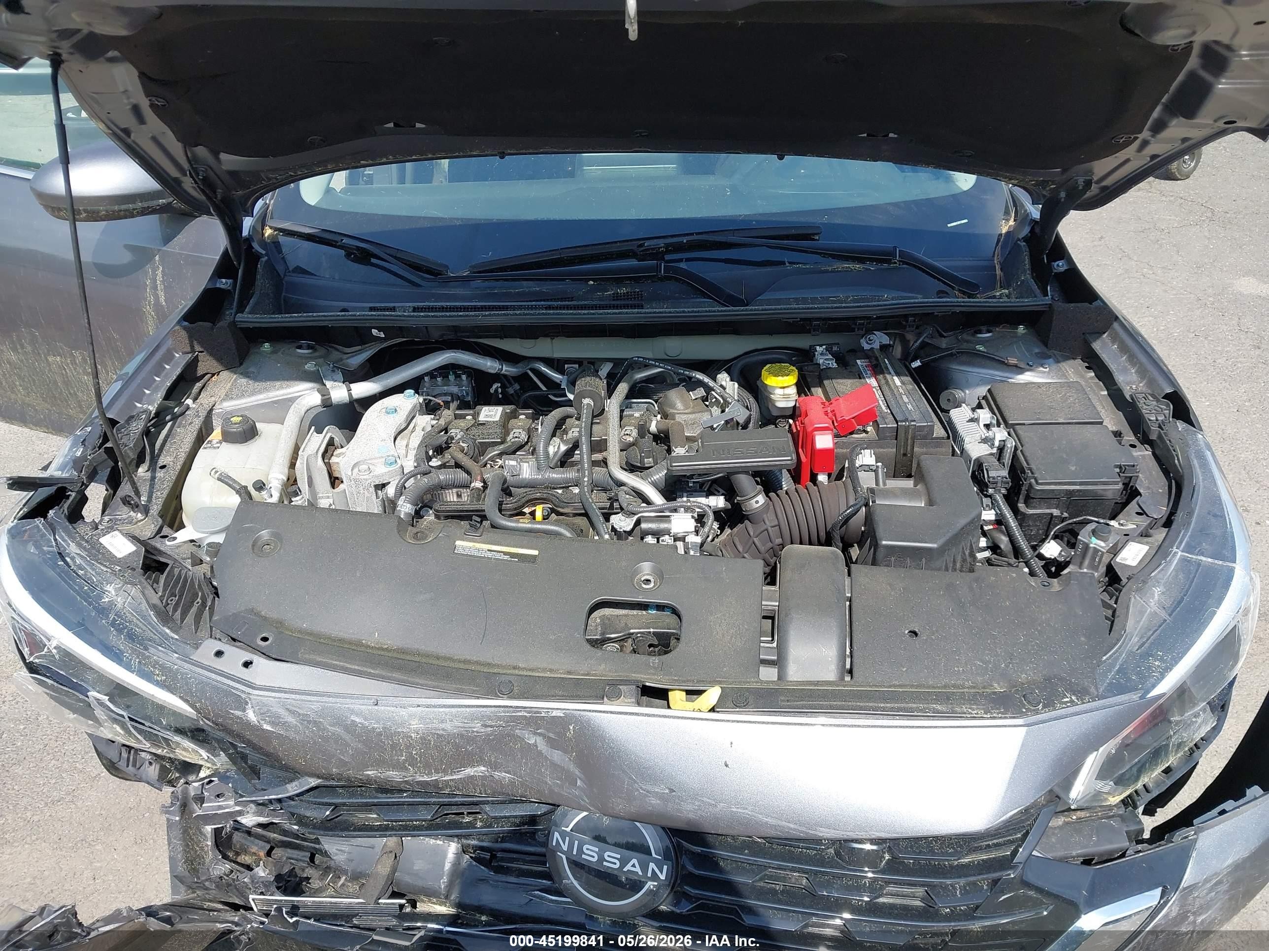 2024 Nissan Sentra S Xtronic Cvt Gray vin: 3N1AB8BV2RY309951