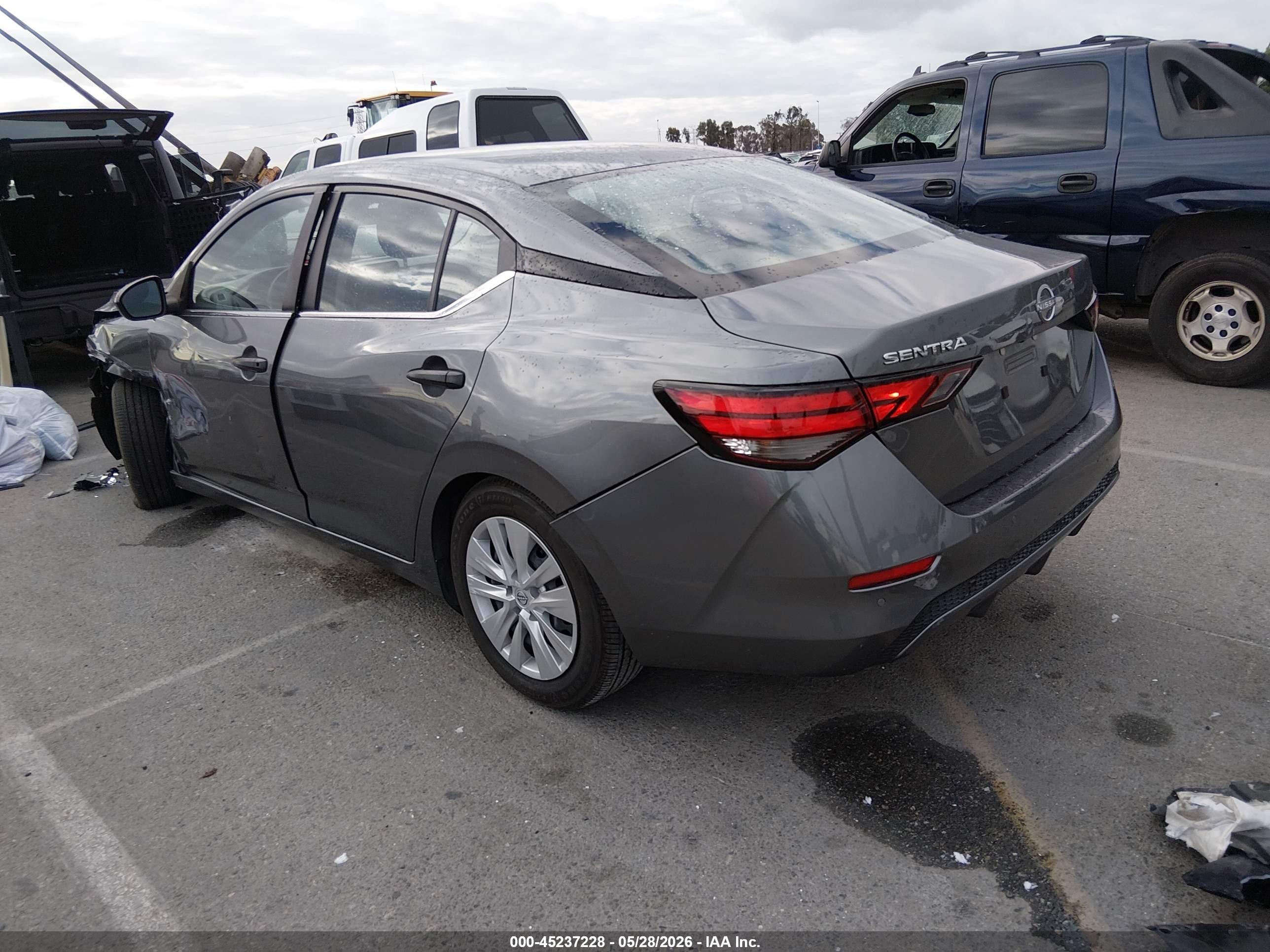 2025 Nissan Sentra S Gray vin: 3N1AB8BV2SY293420