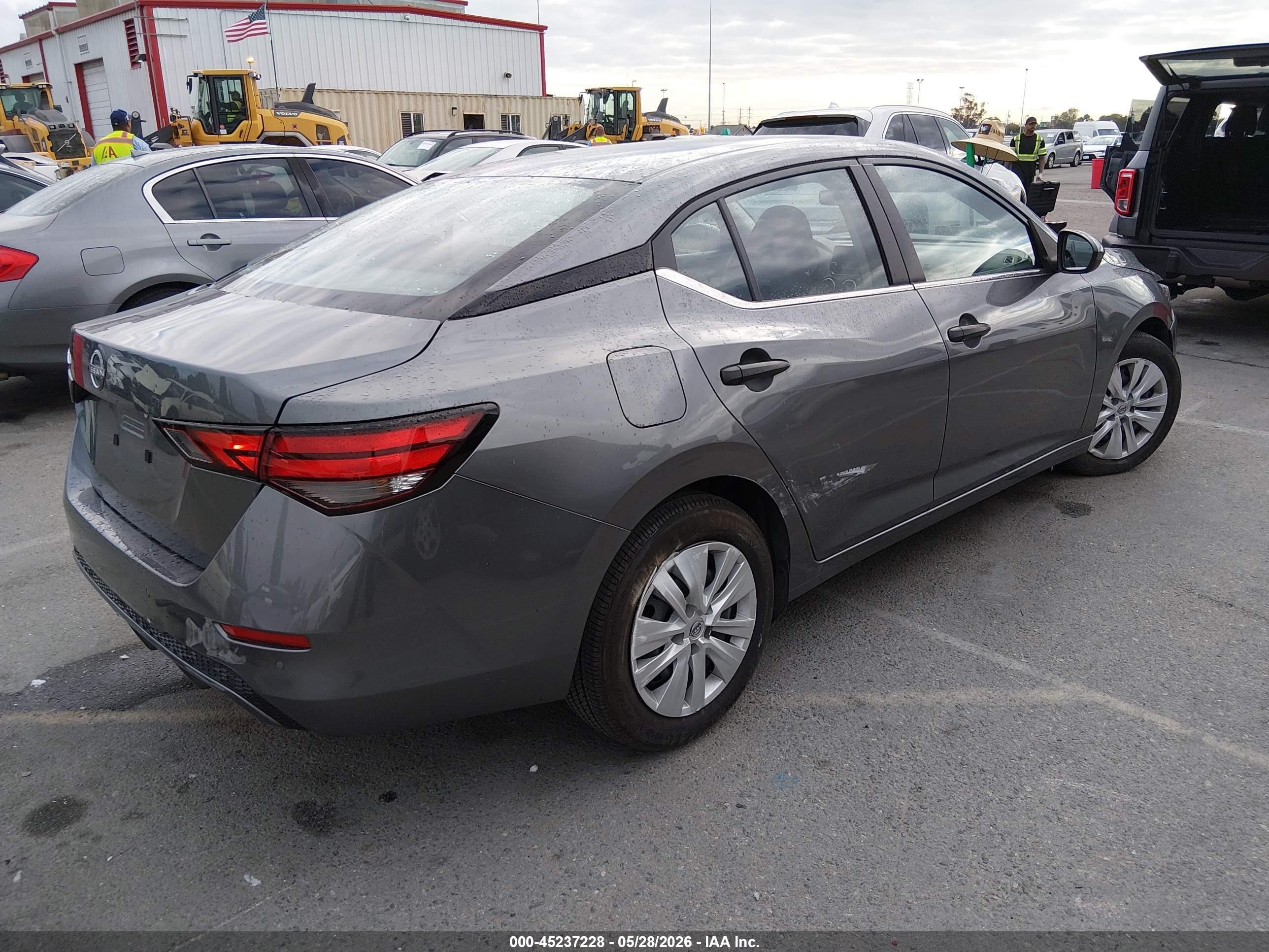 2025 Nissan Sentra S Gray vin: 3N1AB8BV2SY293420