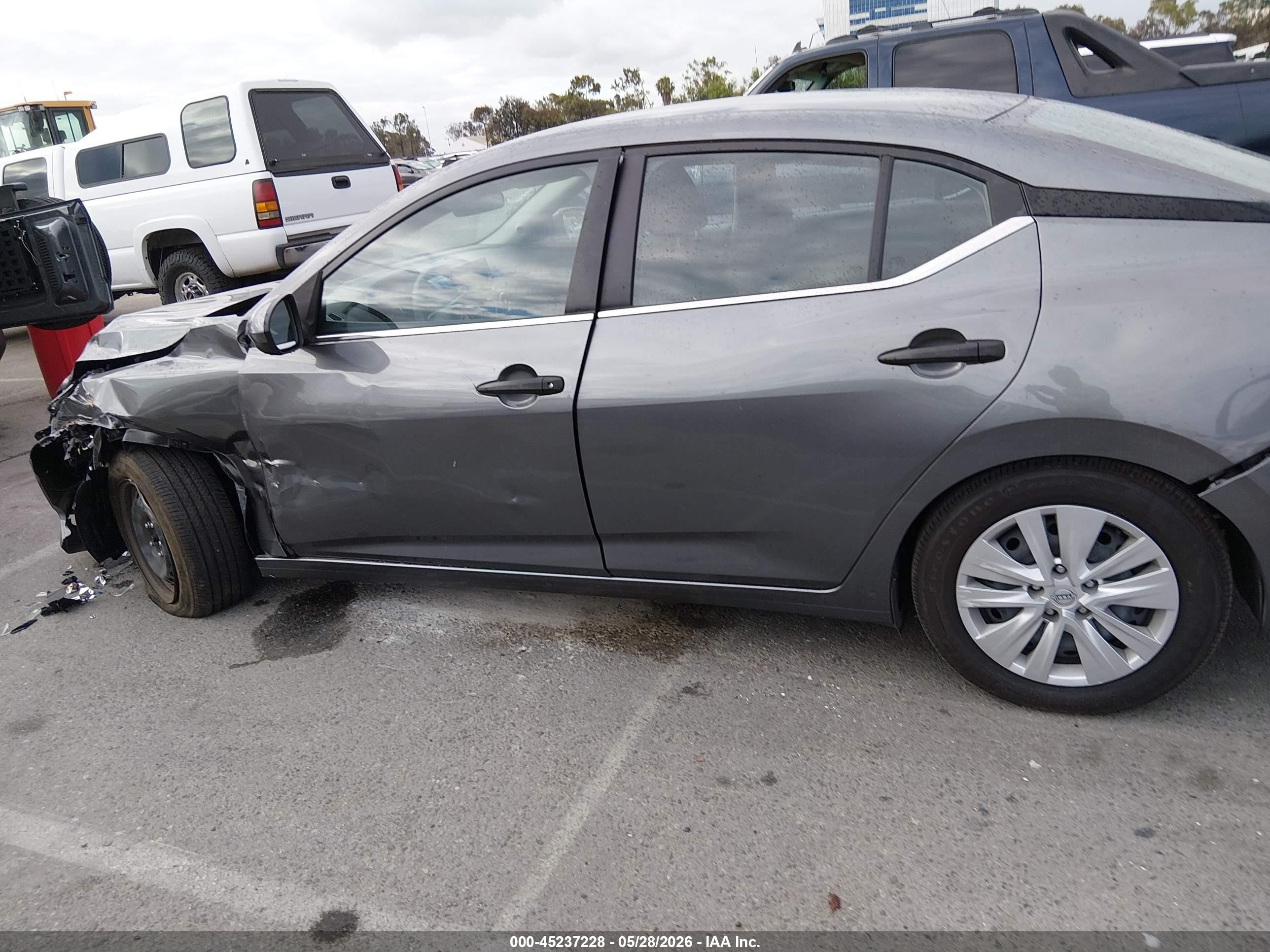 2025 Nissan Sentra S Gray vin: 3N1AB8BV2SY293420