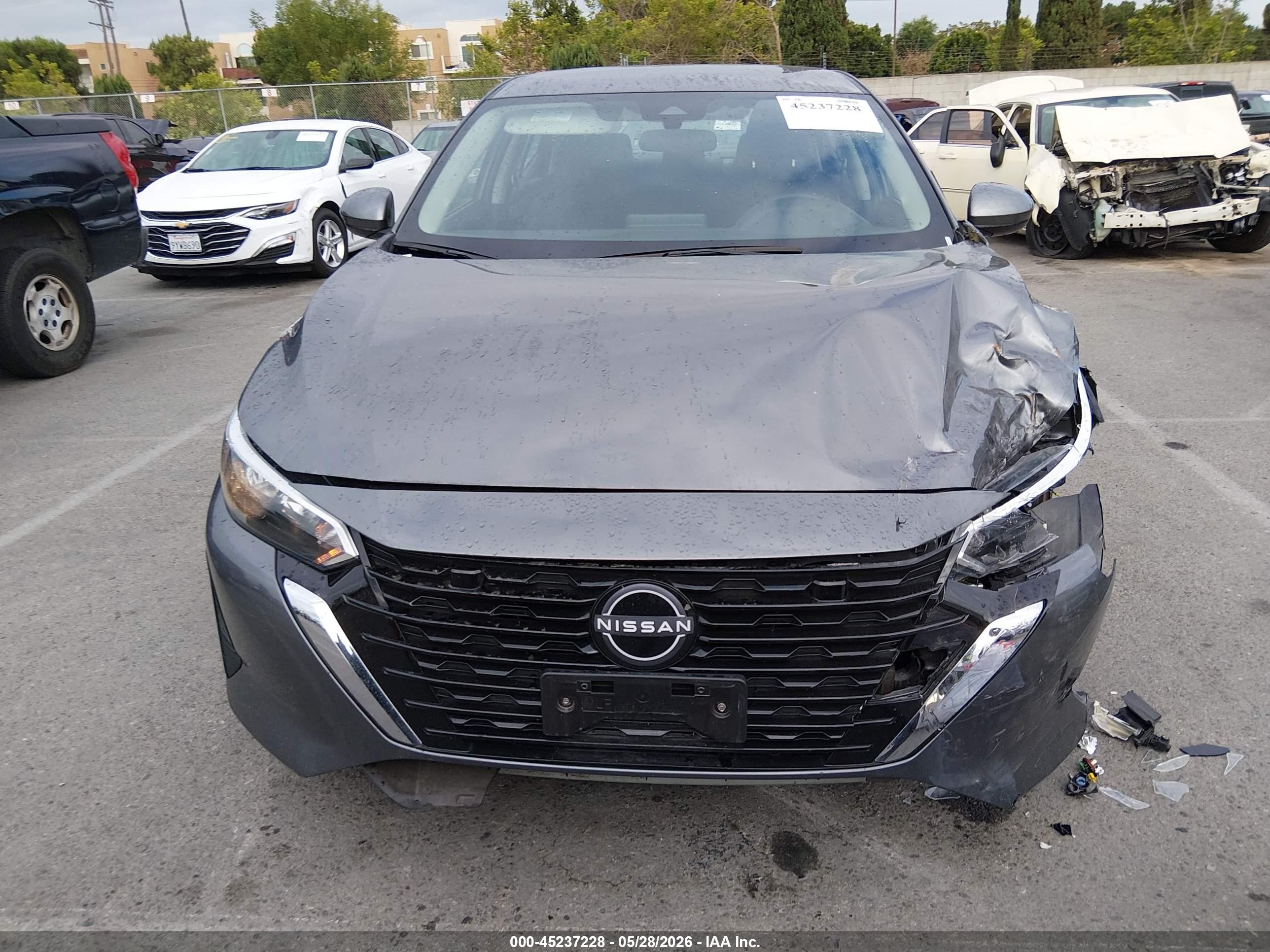 2025 Nissan Sentra S Gray vin: 3N1AB8BV2SY293420