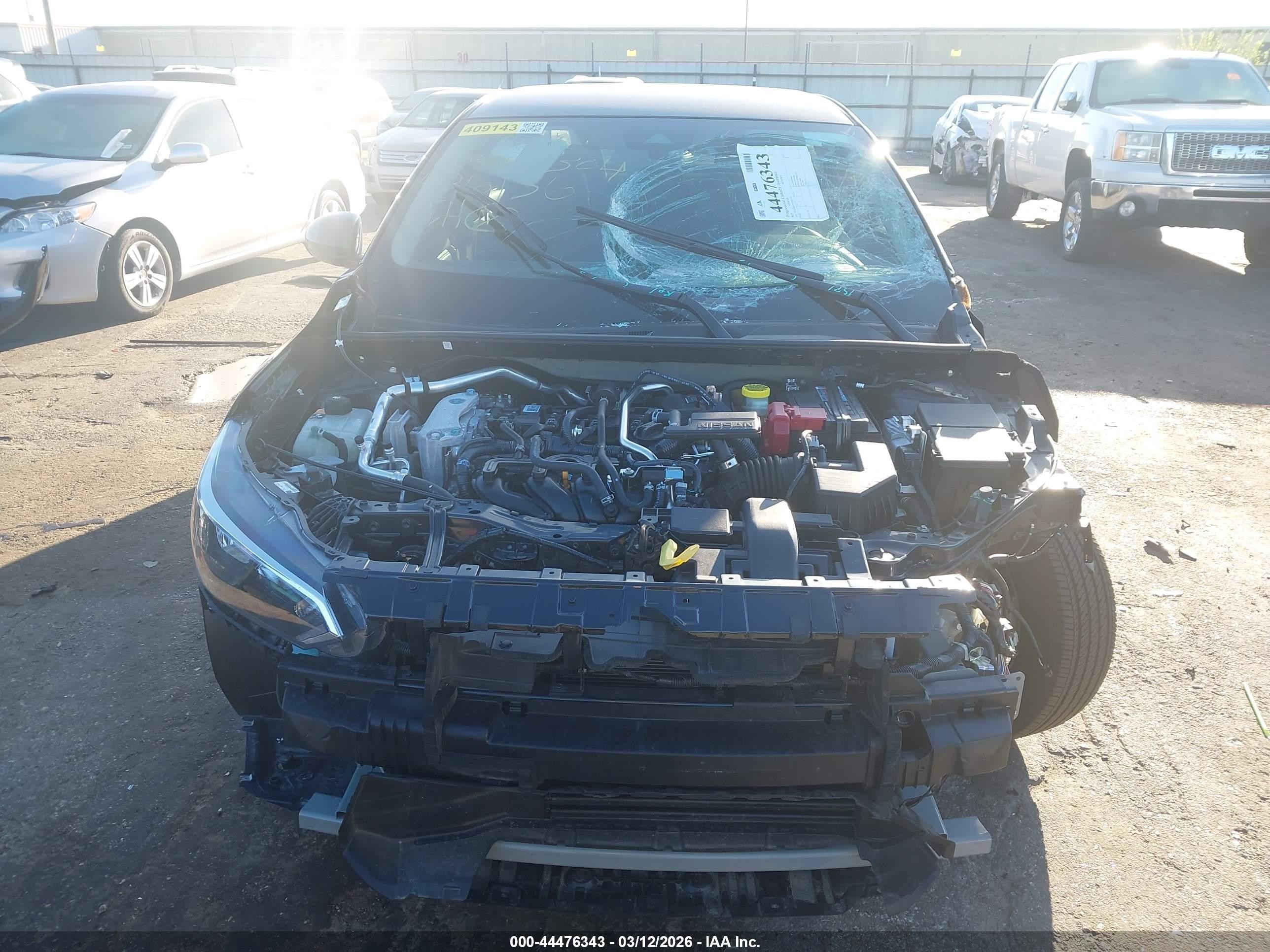 2025 Nissan Sentra S Black vin: 3N1AB8BV2SY406136