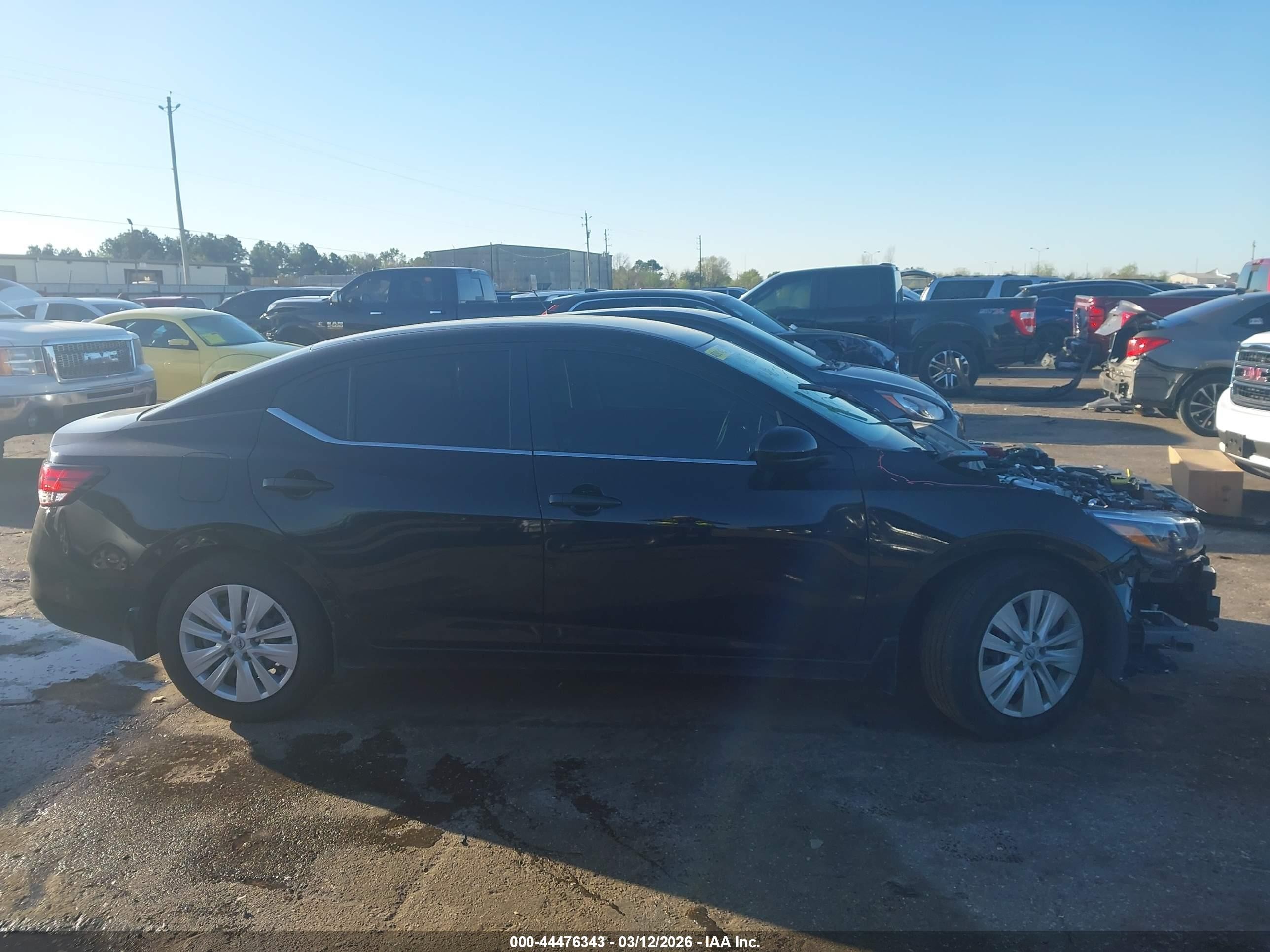 2025 Nissan Sentra S Black vin: 3N1AB8BV2SY406136