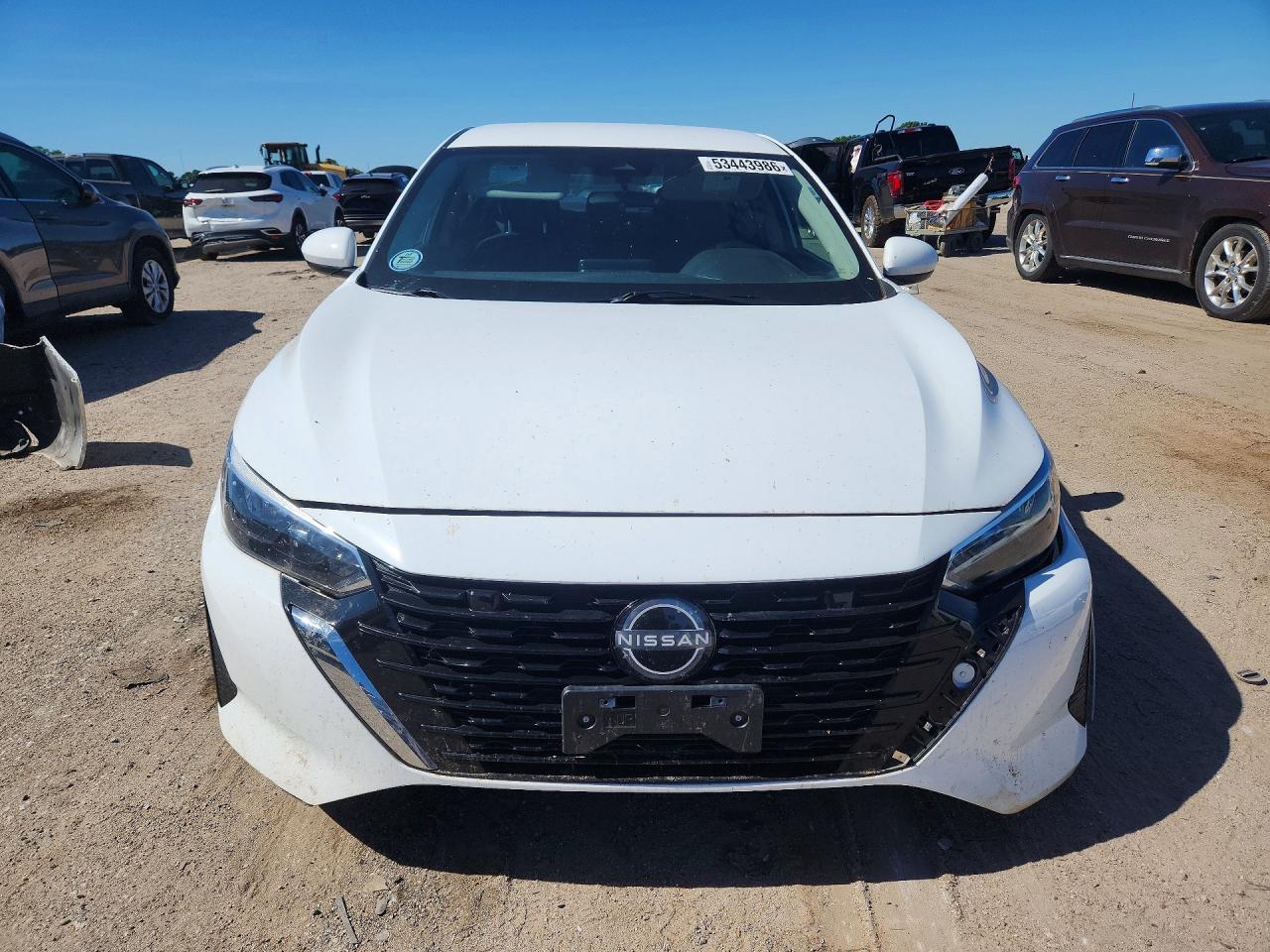 2024 Nissan Sentra S White vin: 3N1AB8BV3RY298118
