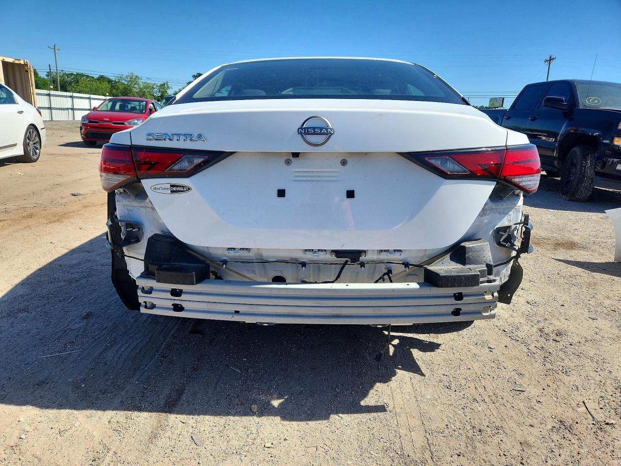 2024 Nissan Sentra S White vin: 3N1AB8BV3RY298118