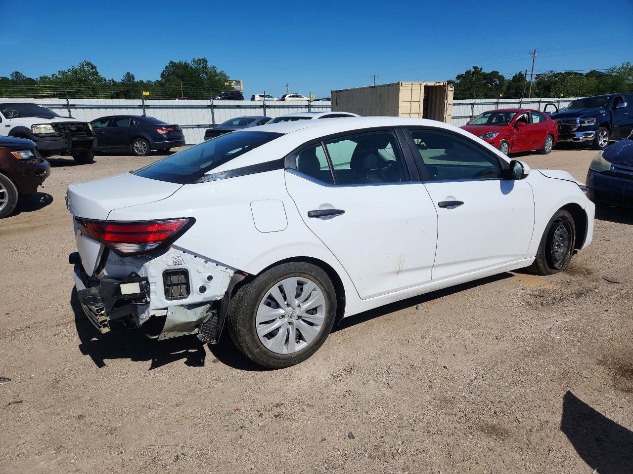 2024 Nissan Sentra S White vin: 3N1AB8BV3RY298118