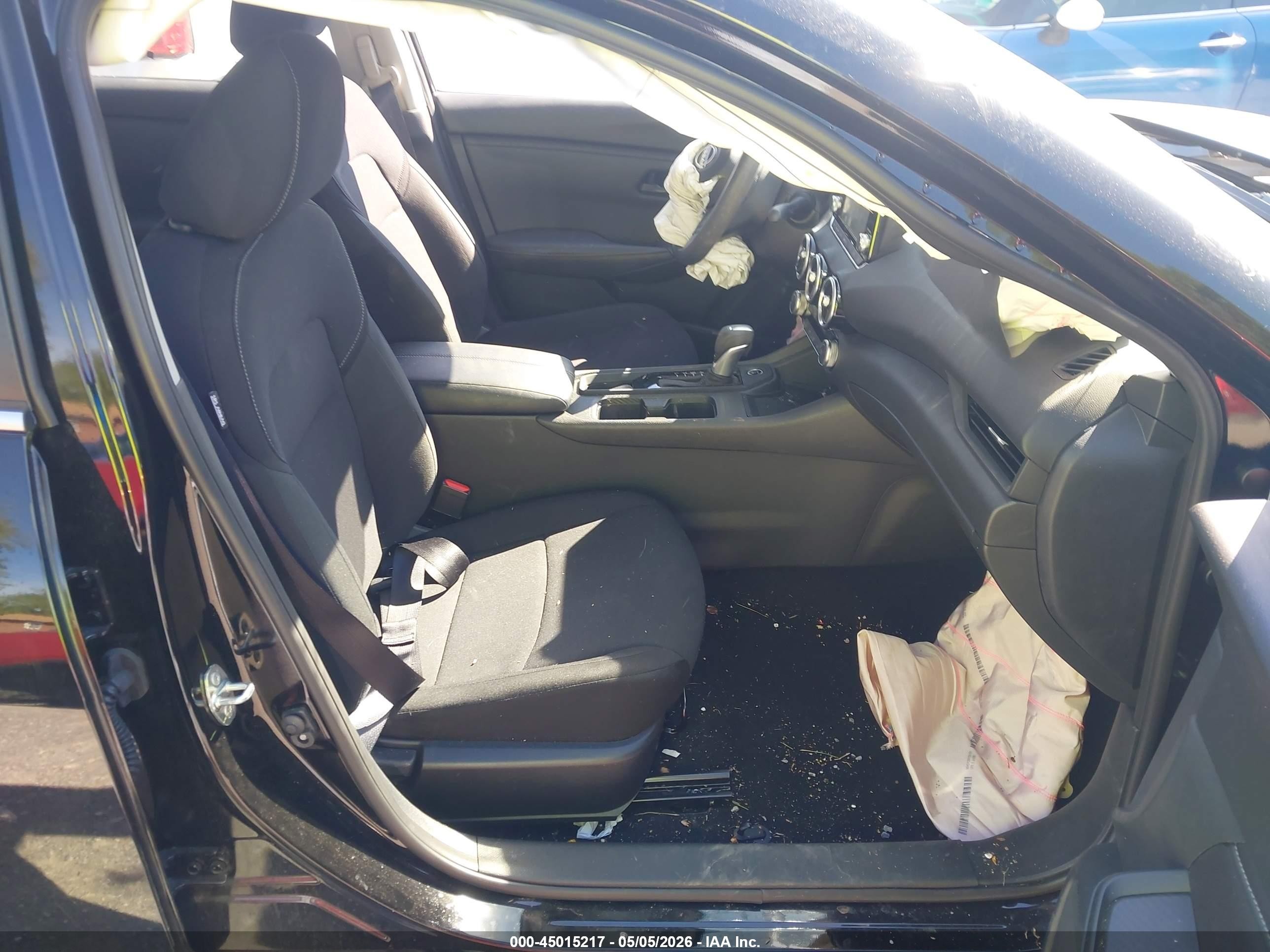 2025 Nissan Sentra S Черный vin: 3N1AB8BV3SY345380