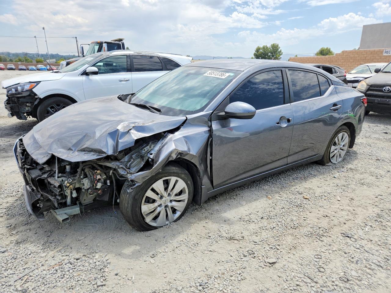 2022 Nissan Sentra S Charcoal vin: 3N1AB8BV4NY247429