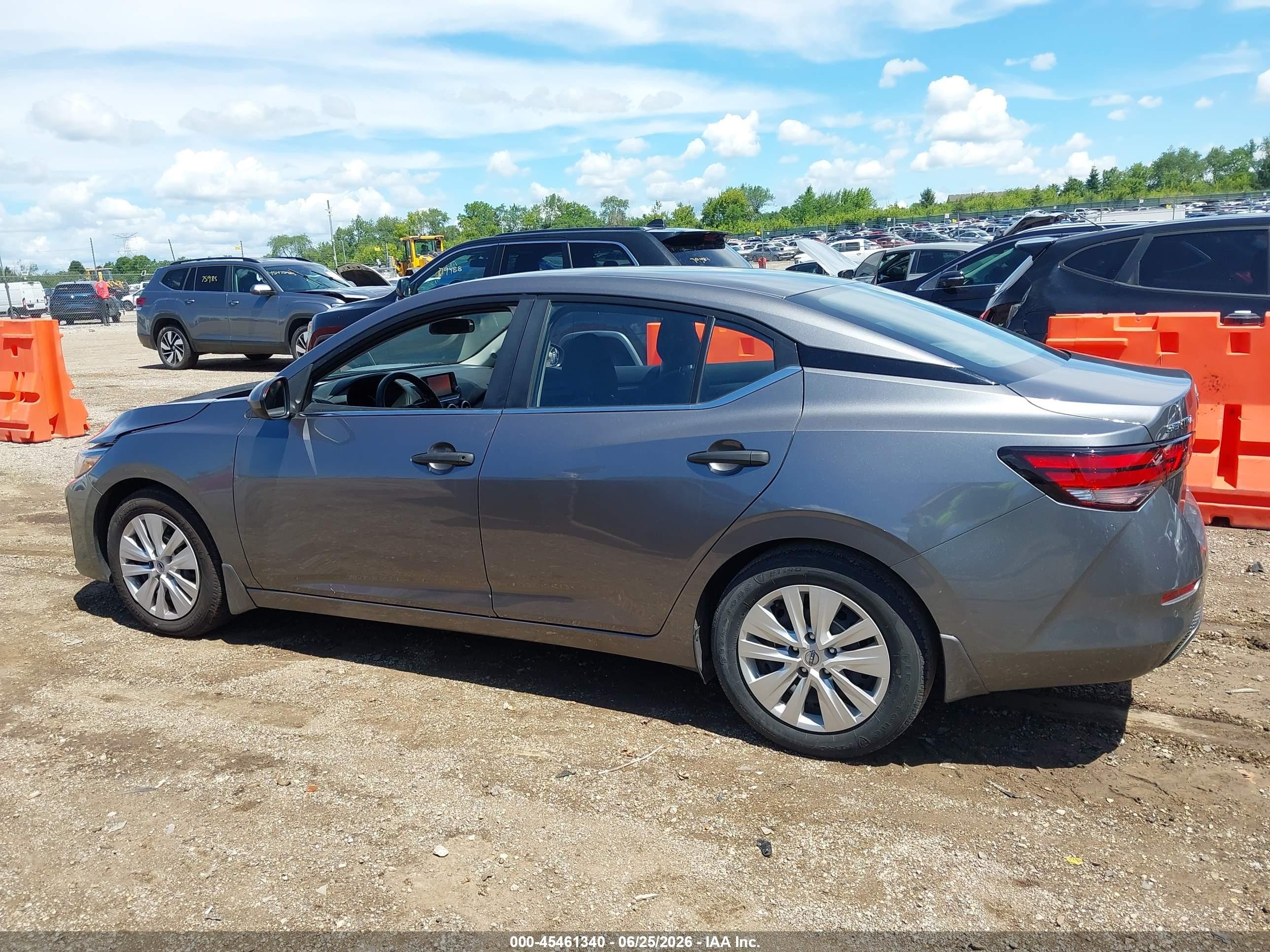 2024 Nissan Sentra S Xtronic Cvt Gray vin: 3N1AB8BV4RY203999