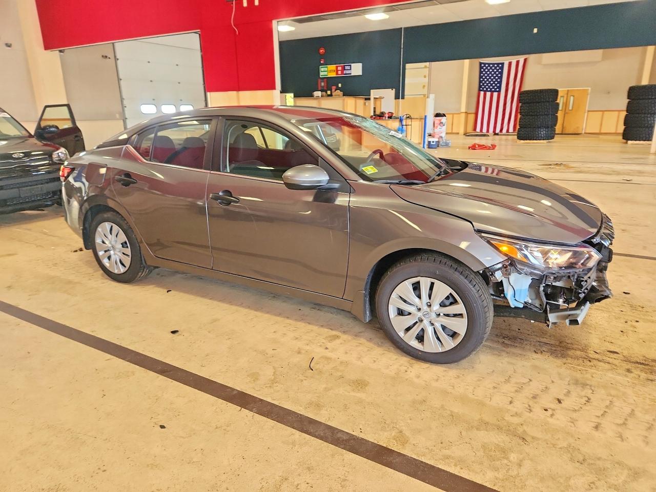 2024 Nissan Sentra S Gray vin: 3N1AB8BV4RY263720