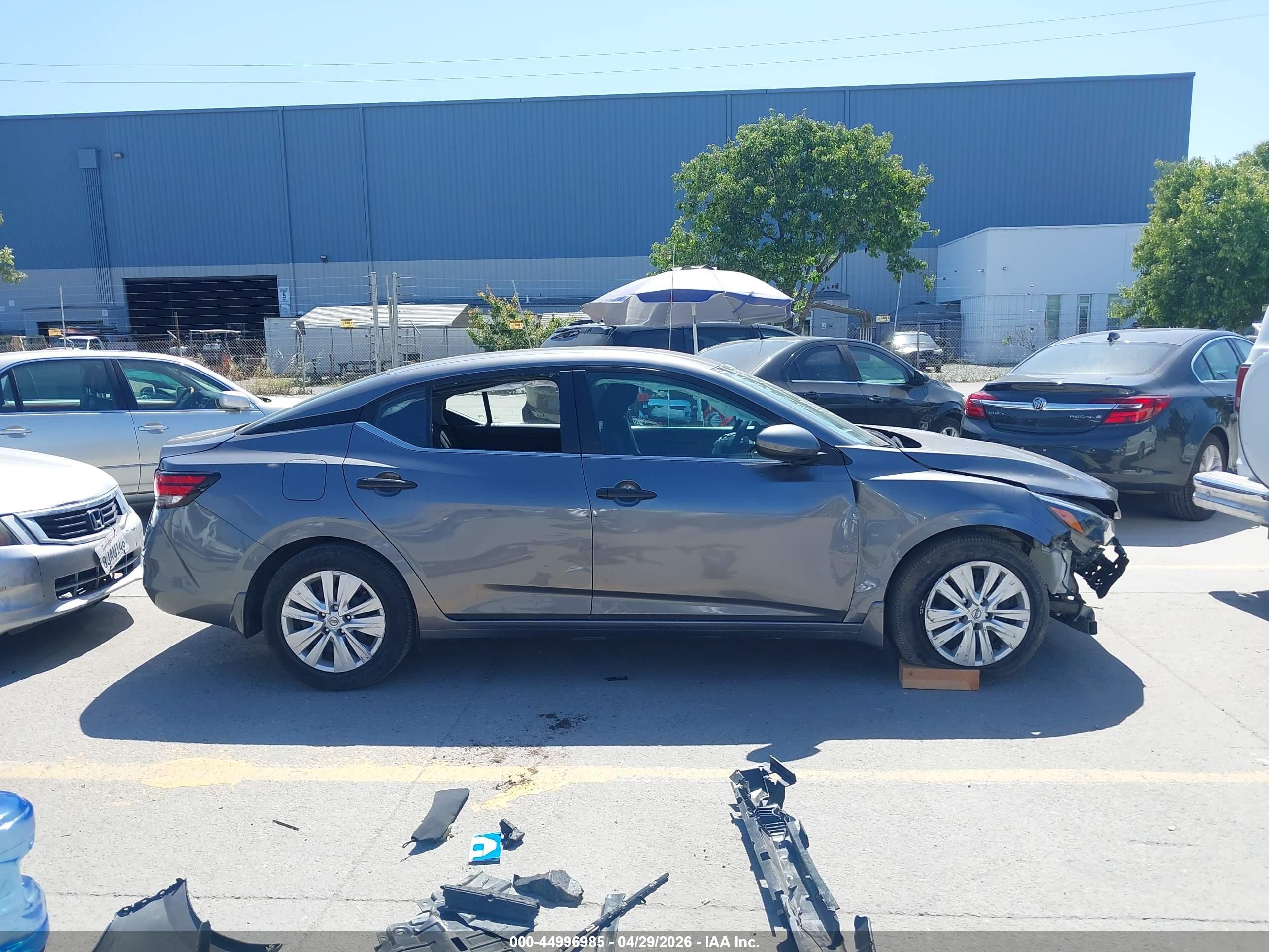 2024 Nissan Sentra S Xtronic Cvt Gray vin: 3N1AB8BV4RY344510