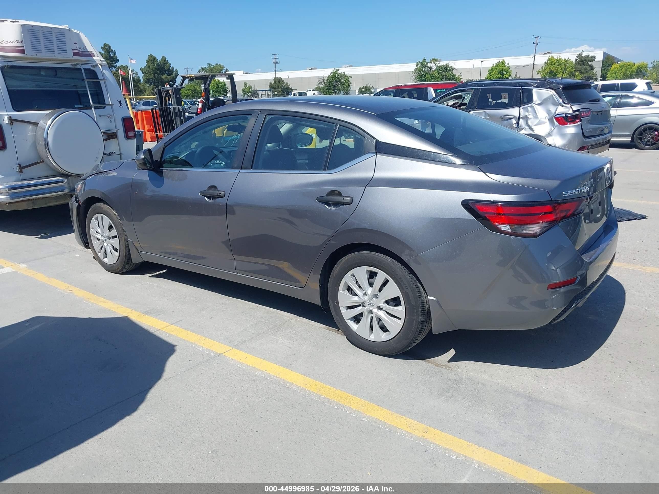 2024 Nissan Sentra S Xtronic Cvt Gray vin: 3N1AB8BV4RY344510