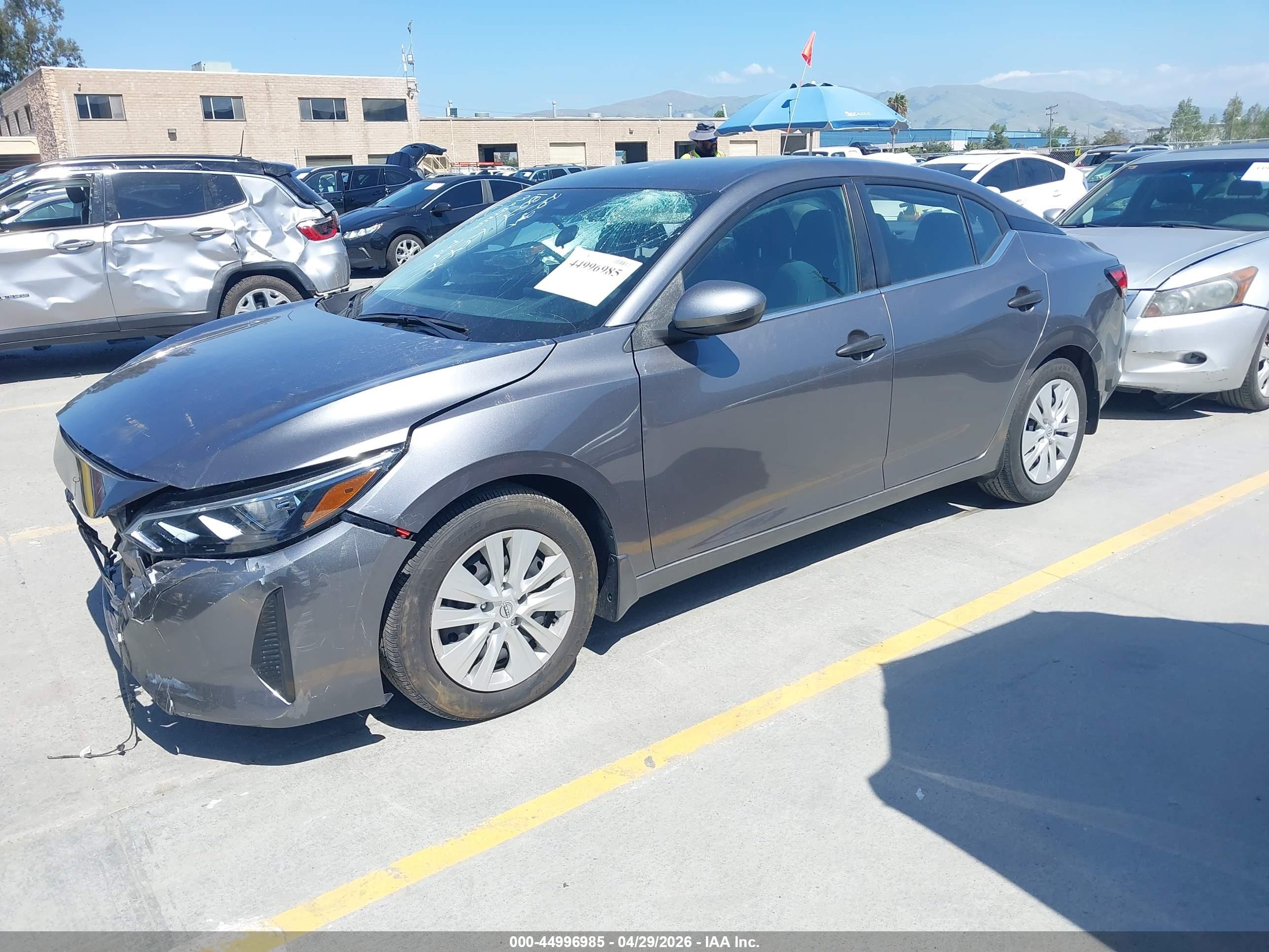 2024 Nissan Sentra S Xtronic Cvt Gray vin: 3N1AB8BV4RY344510