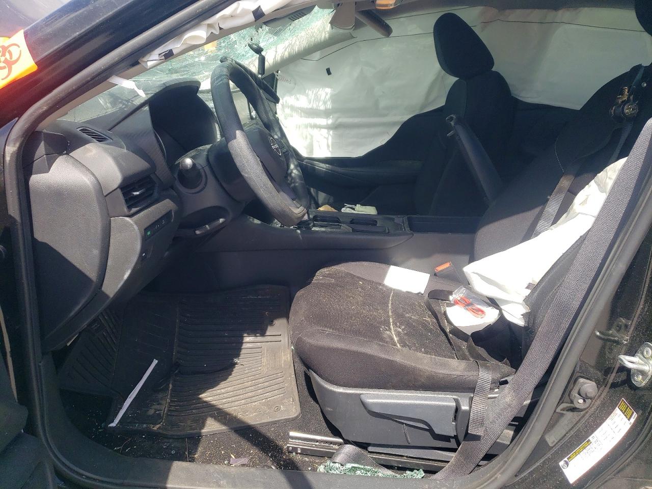 2024 Nissan Sentra S Black vin: 3N1AB8BV4RY376647