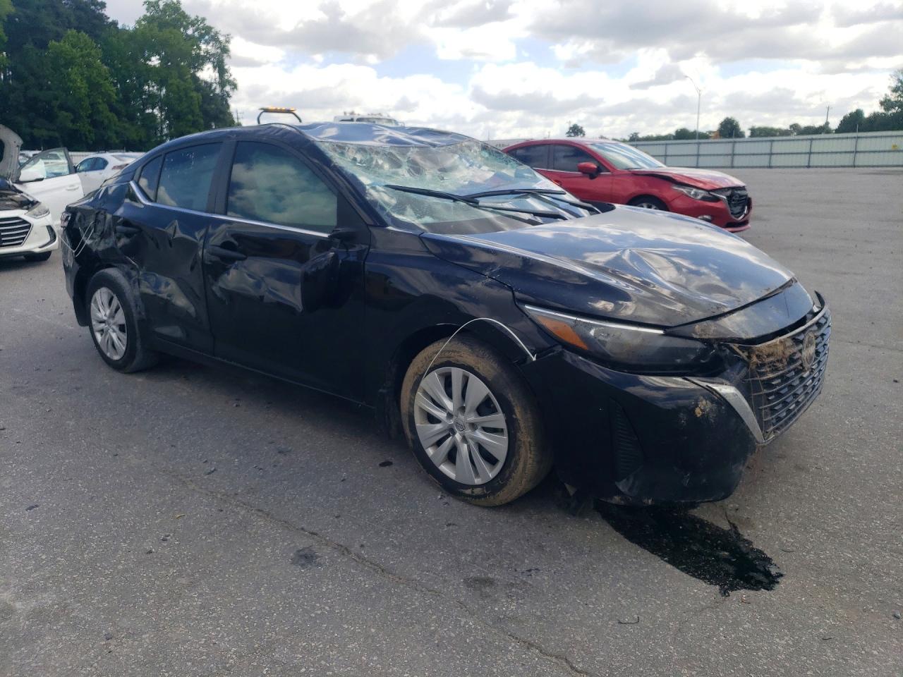 2024 Nissan Sentra S Black vin: 3N1AB8BV4RY376647