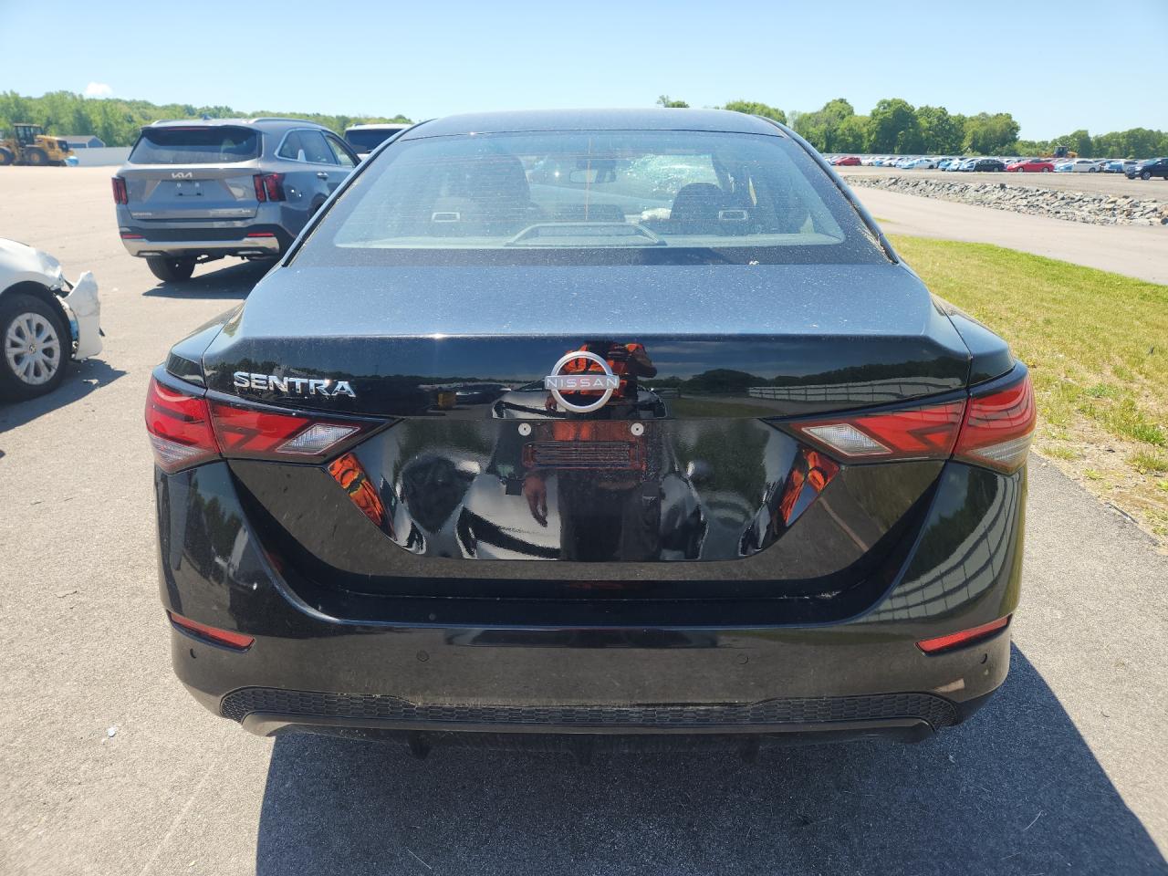 2025 Nissan Sentra S Black vin: 3N1AB8BV4SY251539 Damage: Rear Bumper, Multiple Scratches Heavy, 2