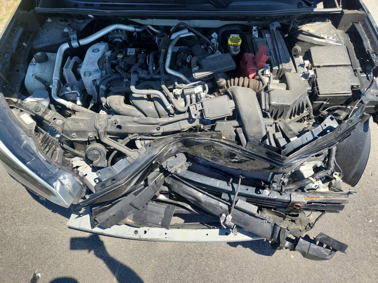 2025 Nissan Sentra S Black vin: 3N1AB8BV4SY251539 Damage: Front Bumper Reinforcement, Broken, Replacement Required