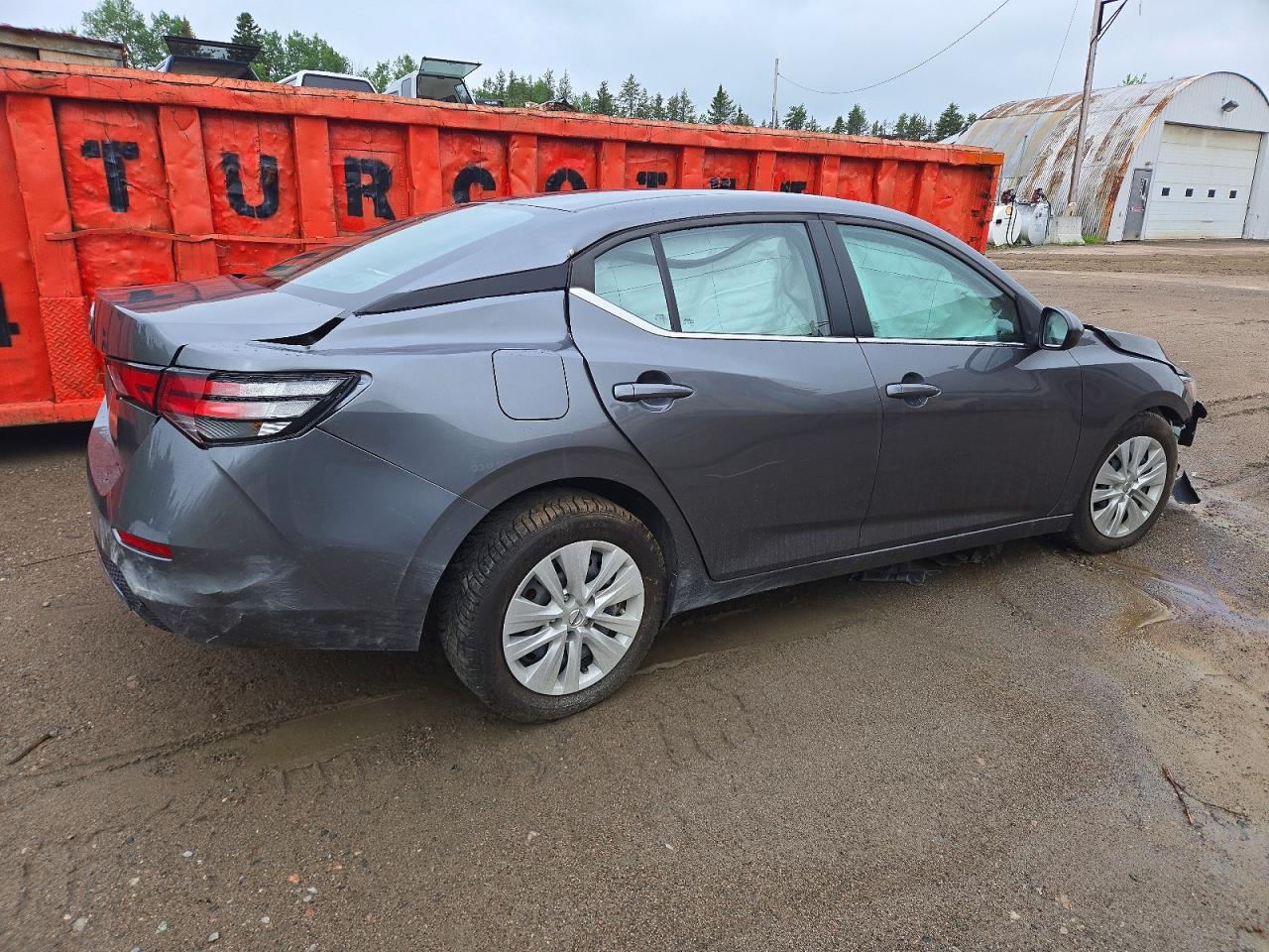 2022 Nissan Sentra S Gray vin: 3N1AB8BV5NY300400