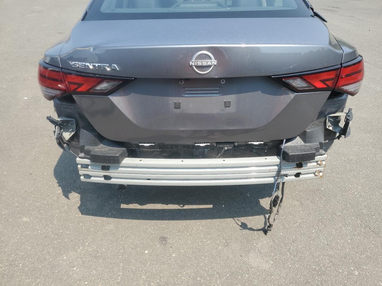 2024 Nissan Sentra S Gray vin: 3N1AB8BV5RY354513 Damage: Rear Bumper/Cover, Missing, Replacement Required
