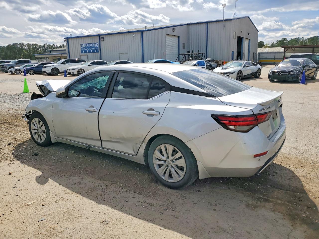2021 Nissan Sentra S Silver vin: 3N1AB8BV6MY264778