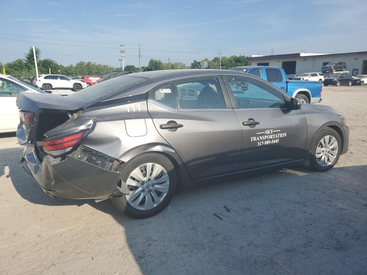 2024 Nissan Sentra S Gray vin: 3N1AB8BV6RY205236