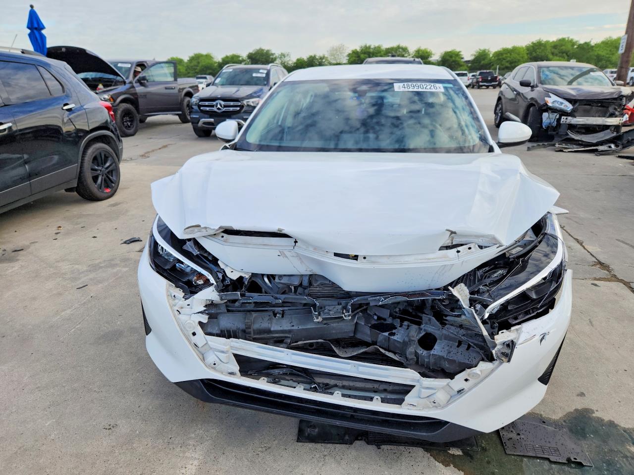 2024 Nissan Sentra S White vin: 3N1AB8BV6RY292460
