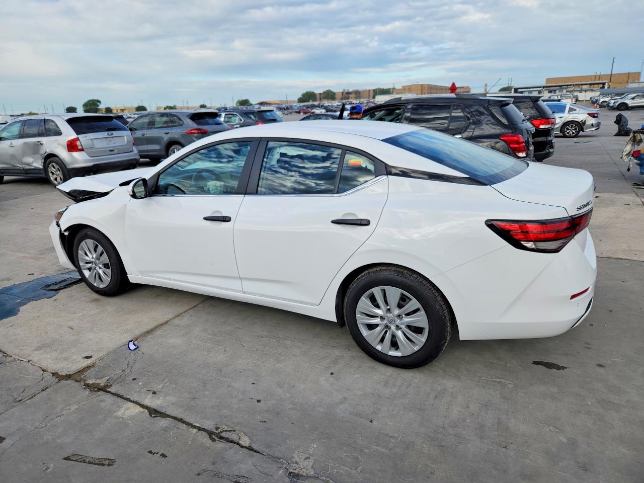 2024 Nissan Sentra S White vin: 3N1AB8BV6RY292460