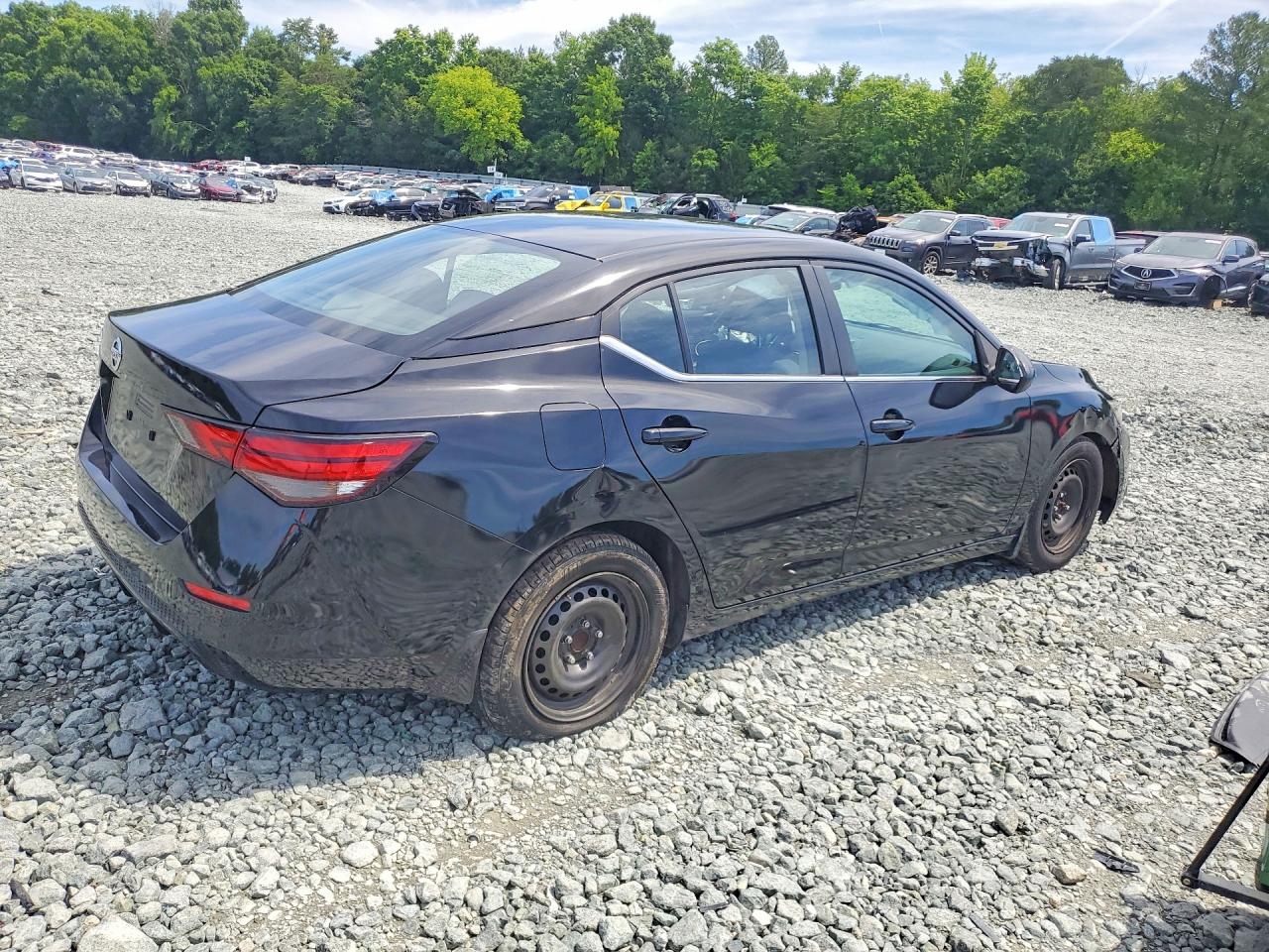 2020 Nissan Sentra S Black vin: 3N1AB8BV7LY217452