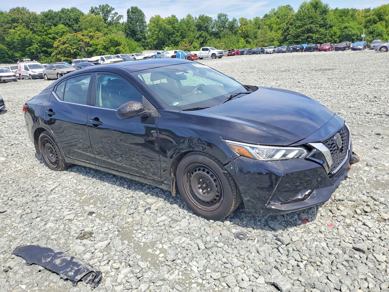 2020 Nissan Sentra S Black vin: 3N1AB8BV7LY217452