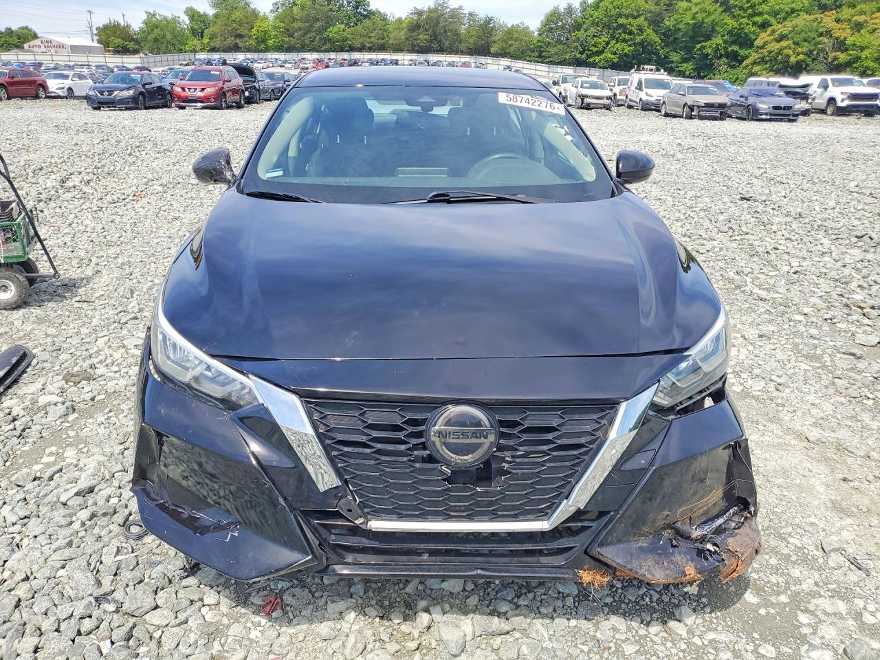 2020 Nissan Sentra S Black vin: 3N1AB8BV7LY217452