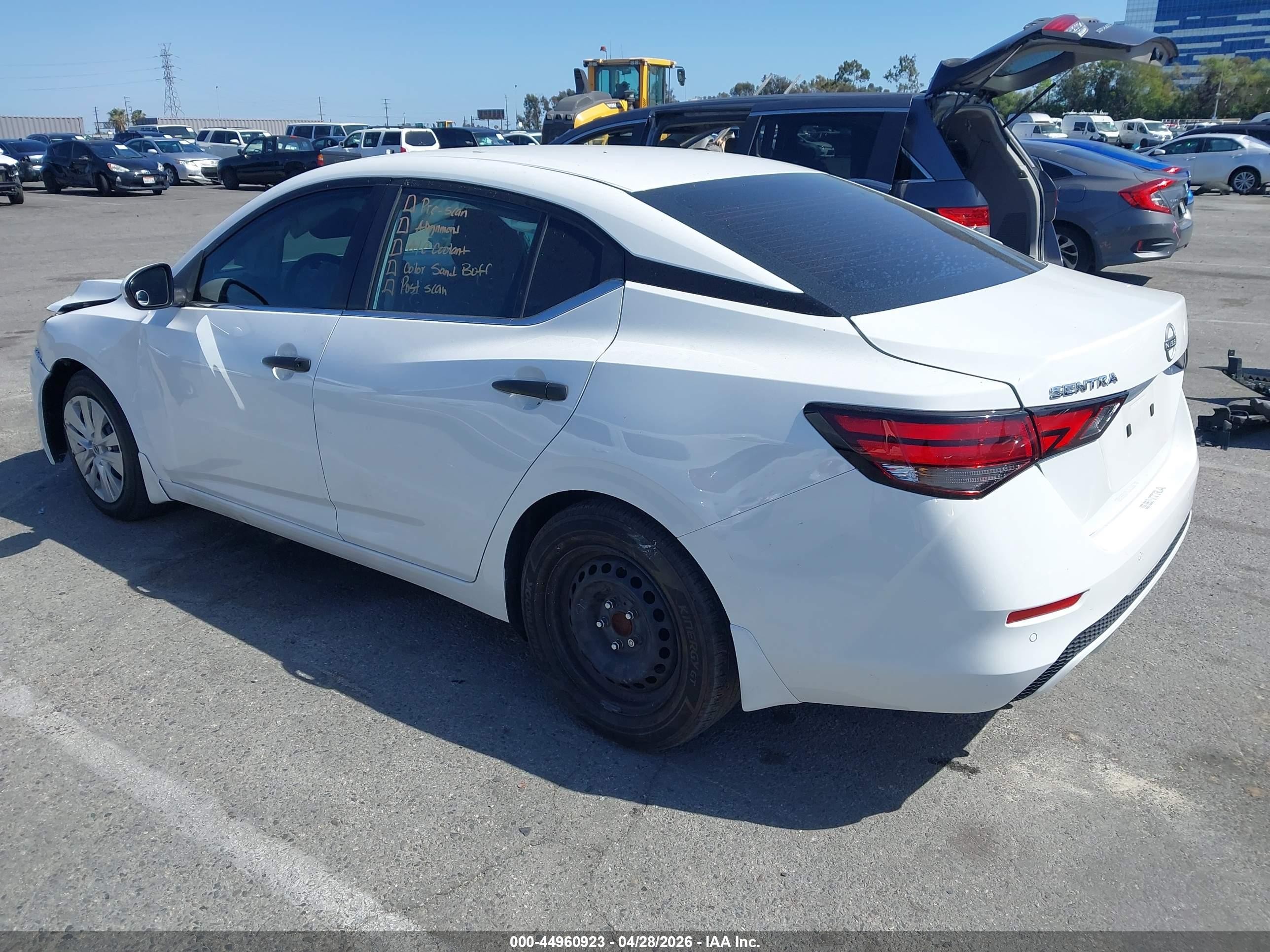 2024 Nissan Sentra S Xtronic Cvt White vin: 3N1AB8BV8RY244751