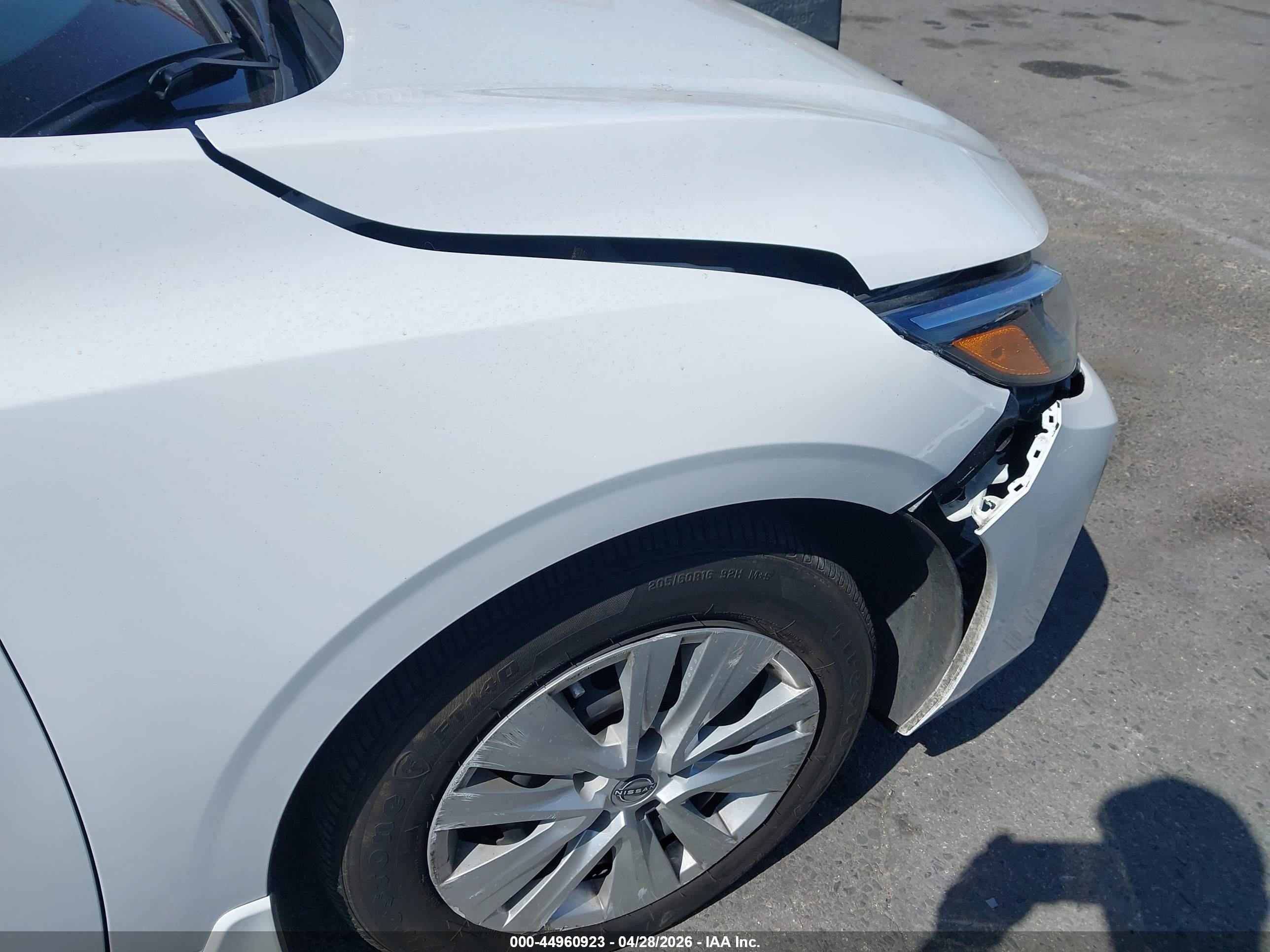2024 Nissan Sentra S Xtronic Cvt White vin: 3N1AB8BV8RY244751