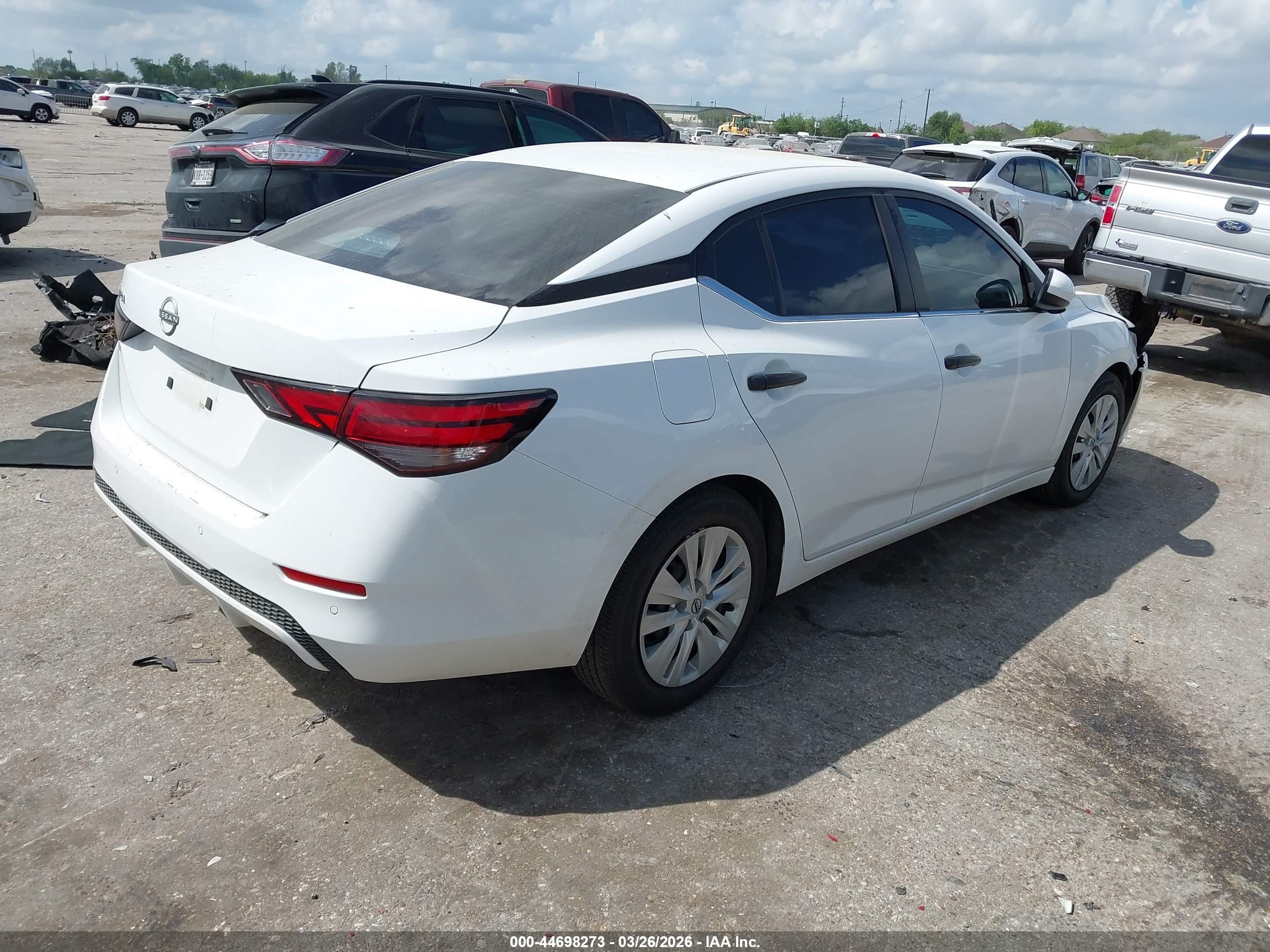 2024 Nissan Sentra S Xtronic Cvt White vin: 3N1AB8BV8RY350763